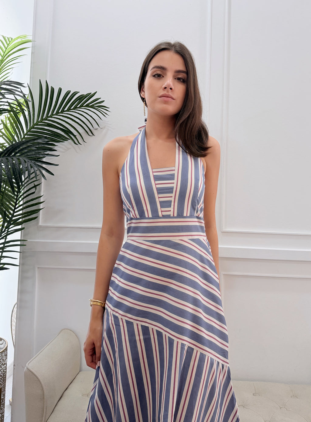 Vestido Alejandra Celeste