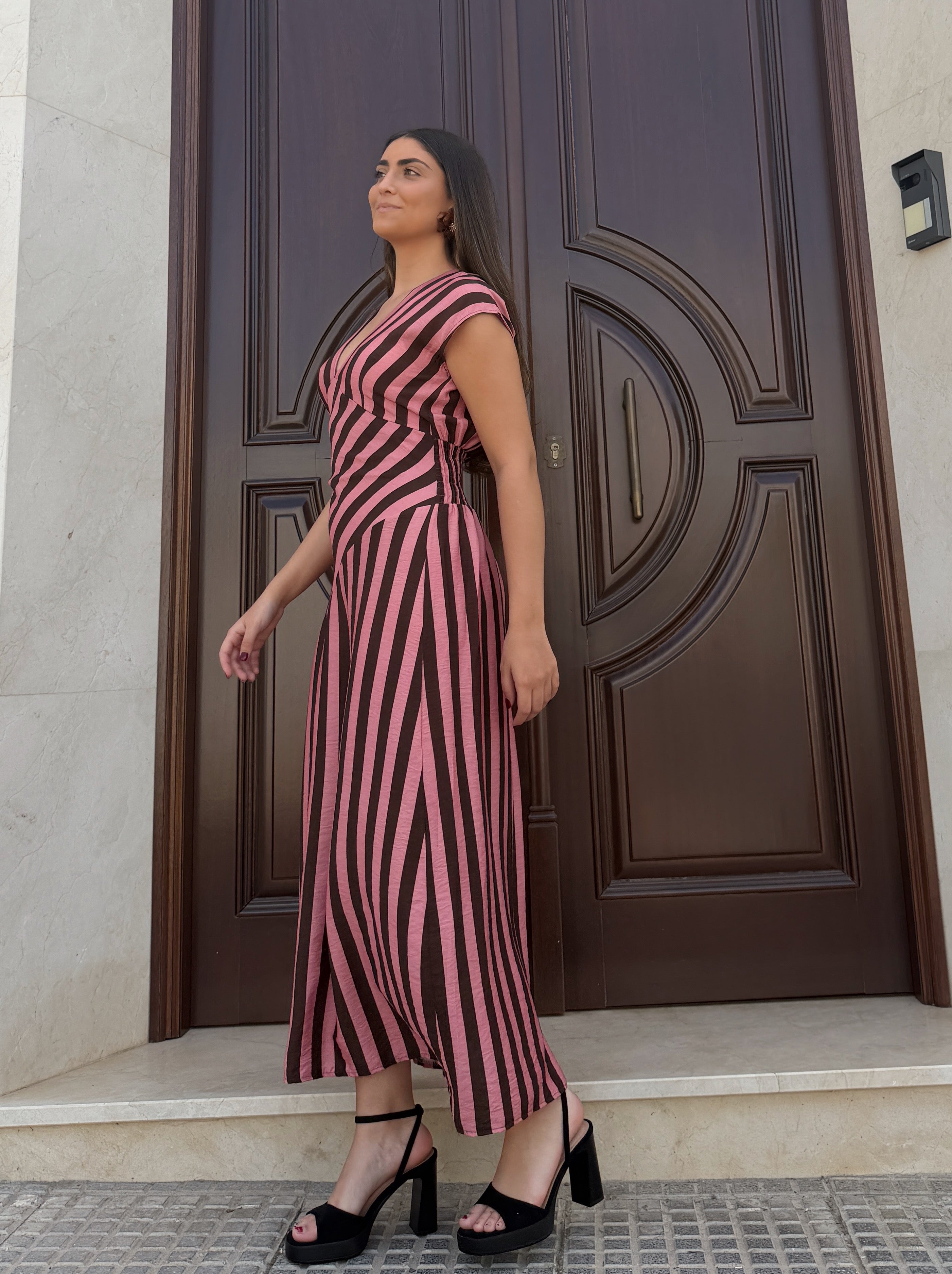 Vestido Olga Rallas Rosa