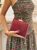Cartera Antelina Burdeos