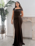 Vestido Cayetana Marrón