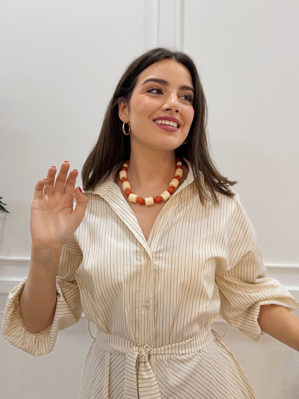 Vestido Cayetana Beig