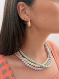 Argollas Beige