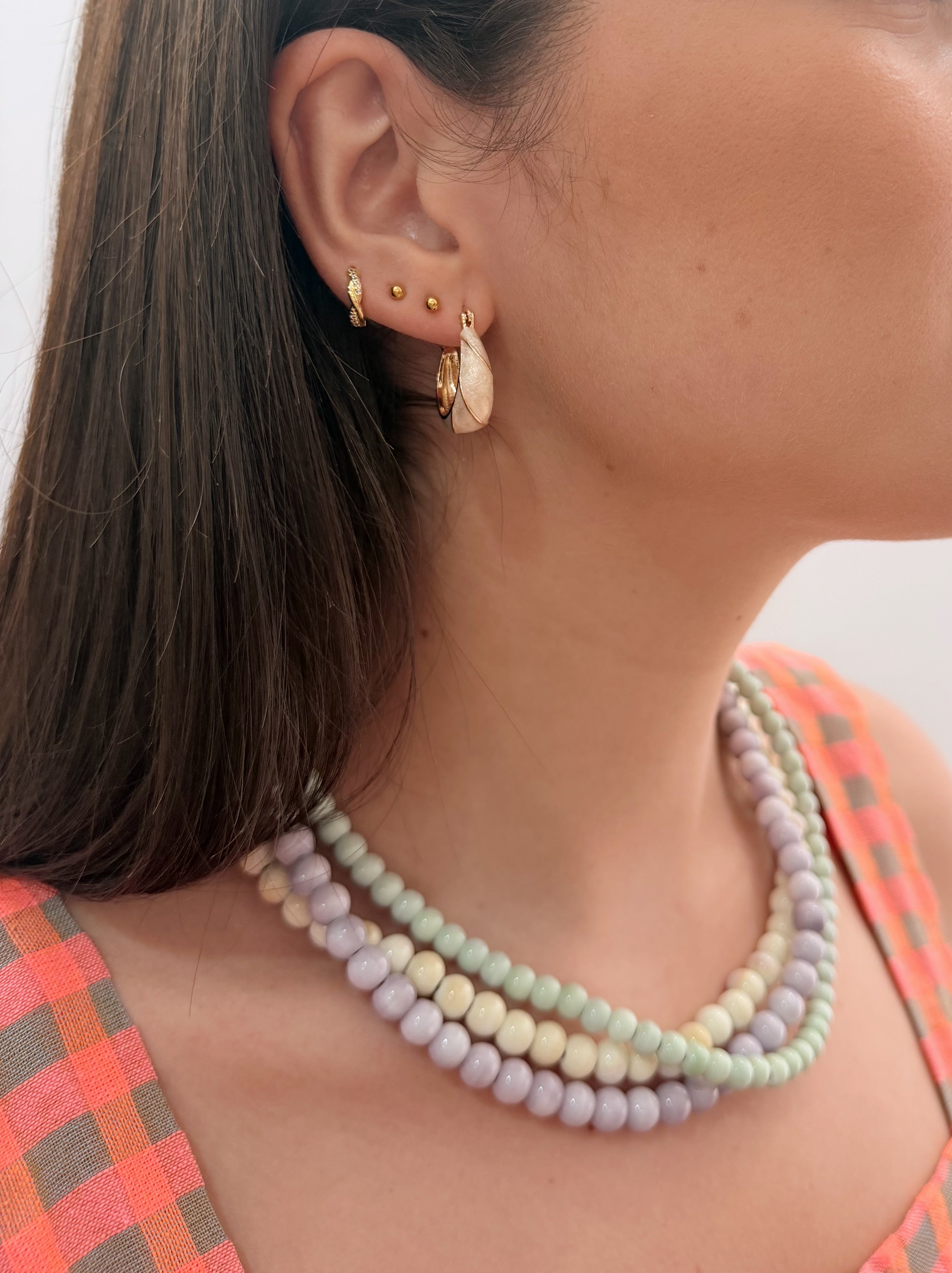 Argollas Beige