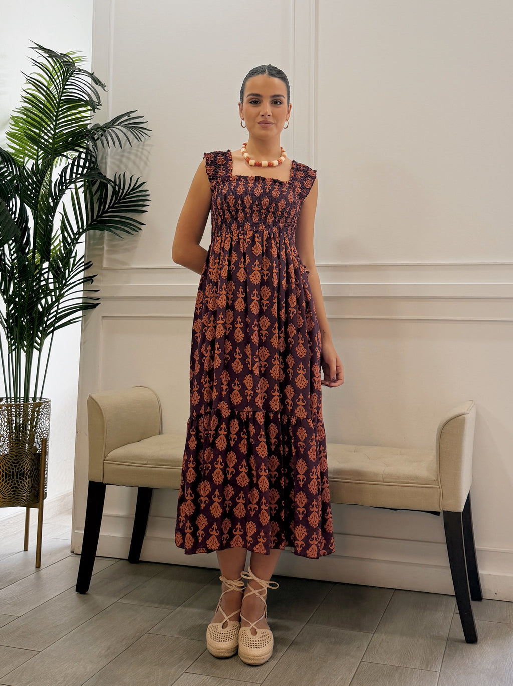 Vestido Lola Burdeos