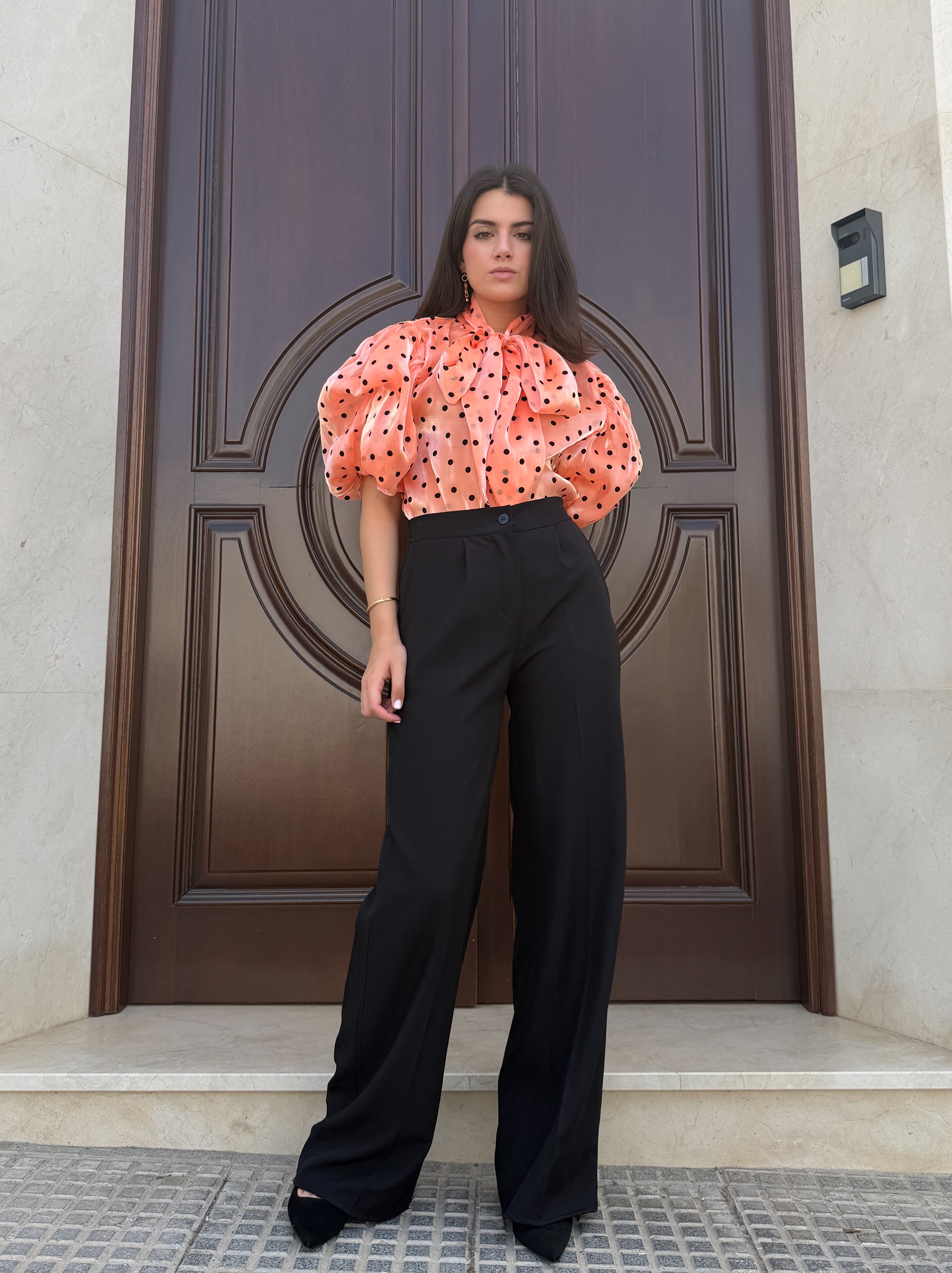 Pantalón Pinzas Negro