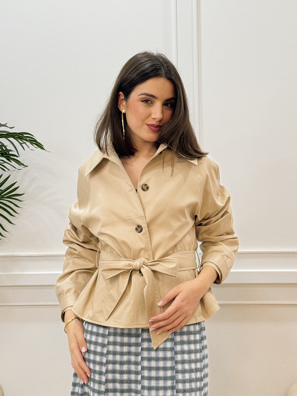 Chaqueta Antonella Beige