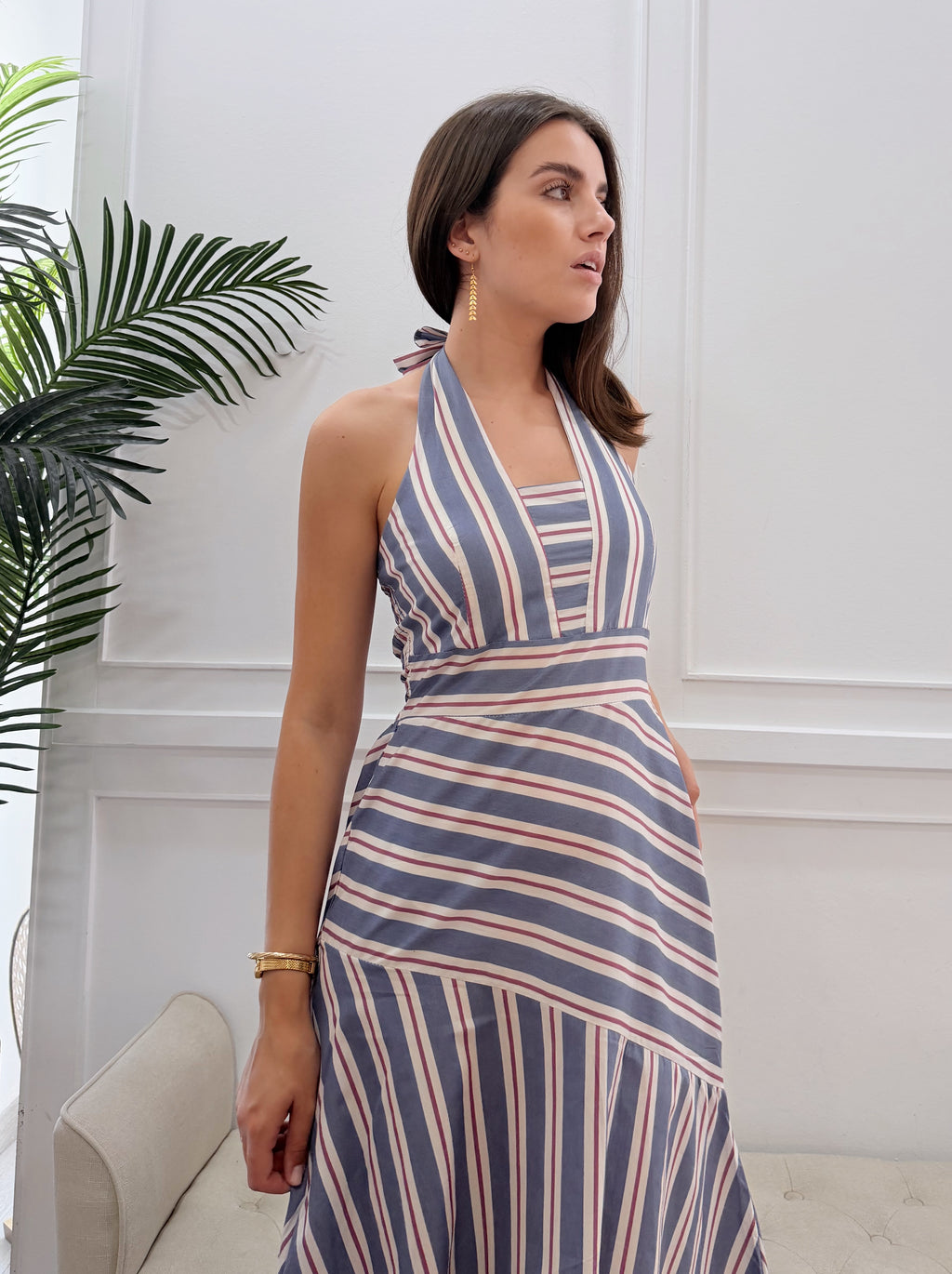 Vestido Alejandra Celeste
