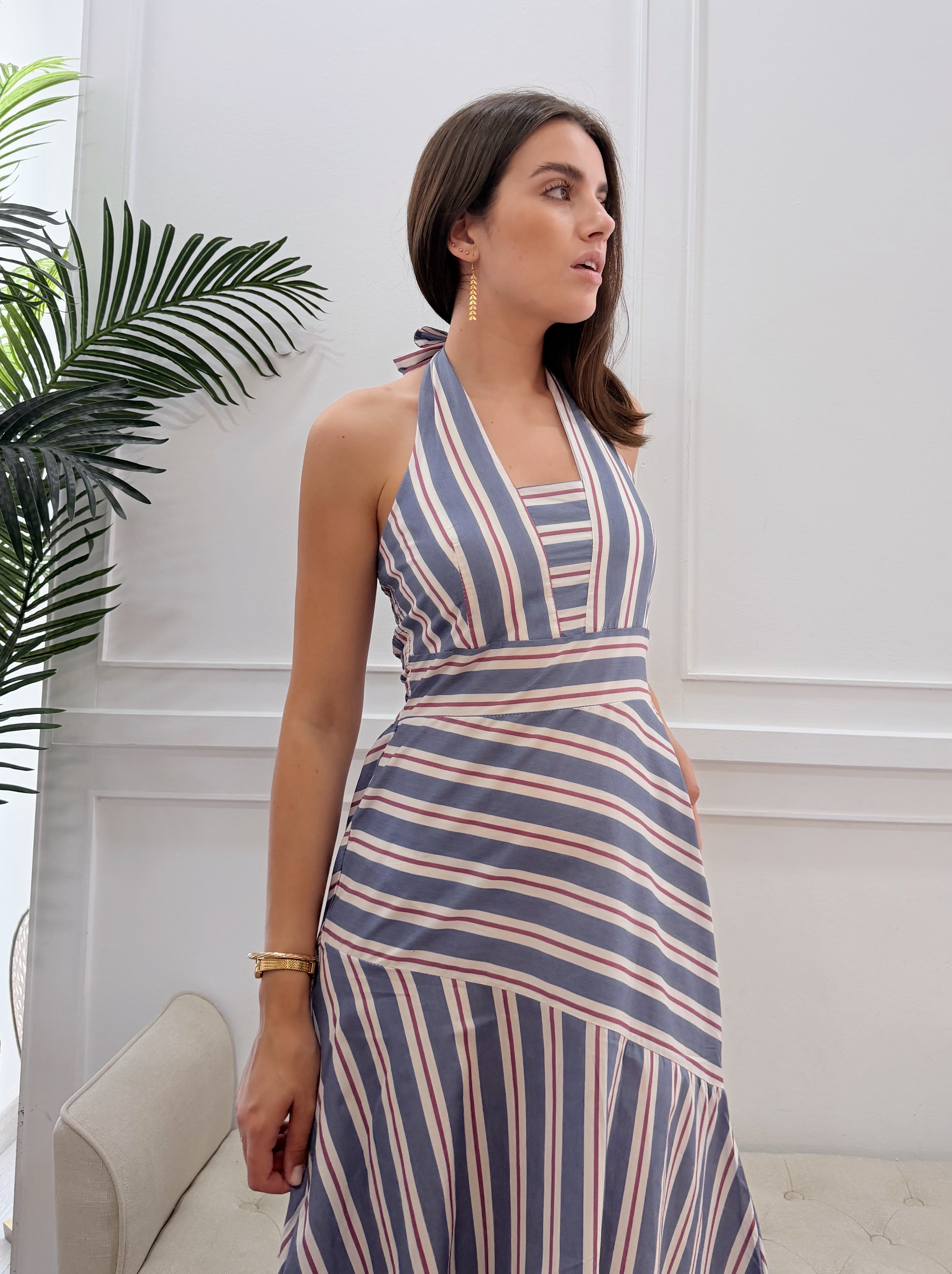 Vestido Alejandra Celeste