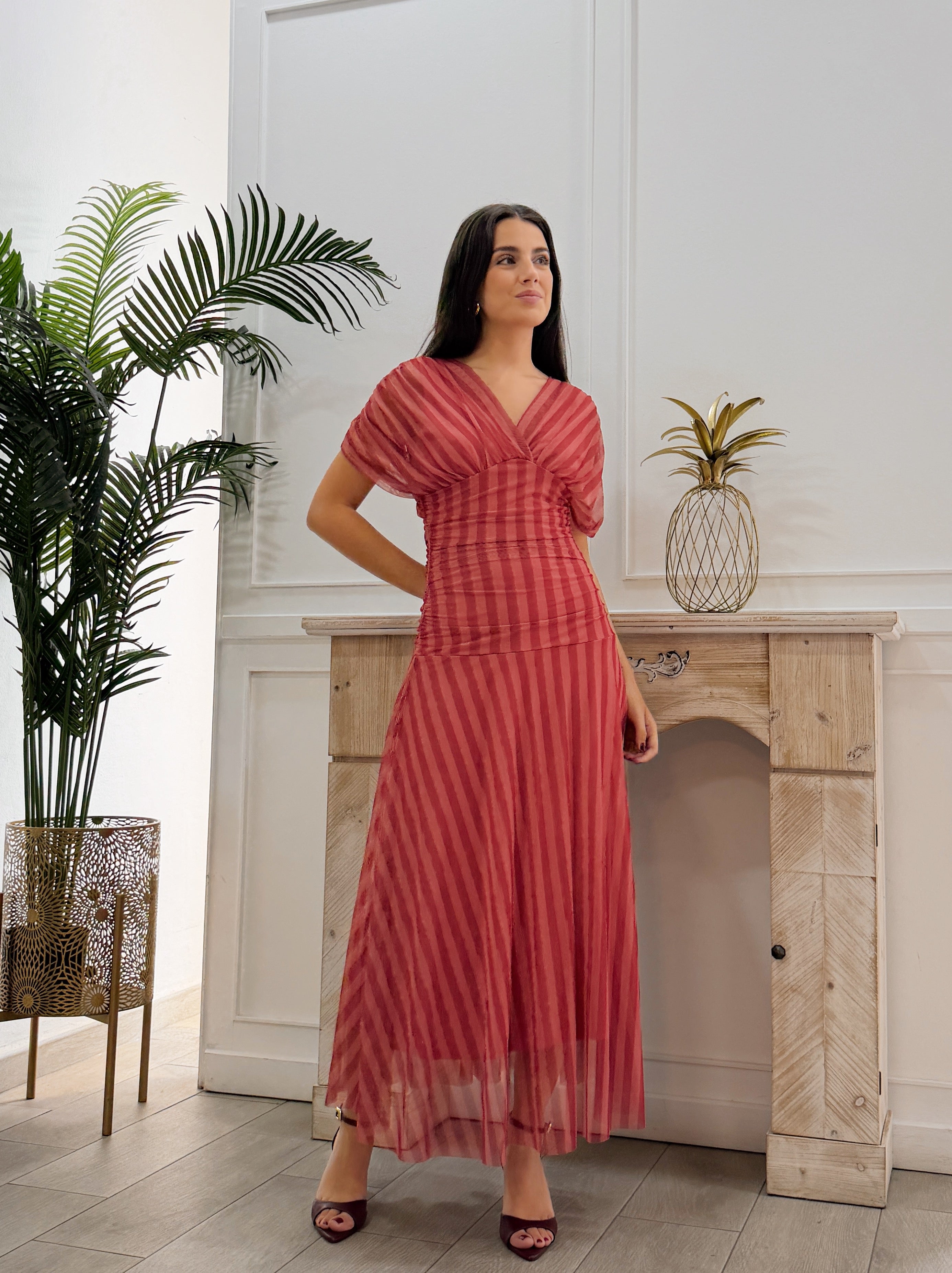Vestido Noemí Rallas Rosado