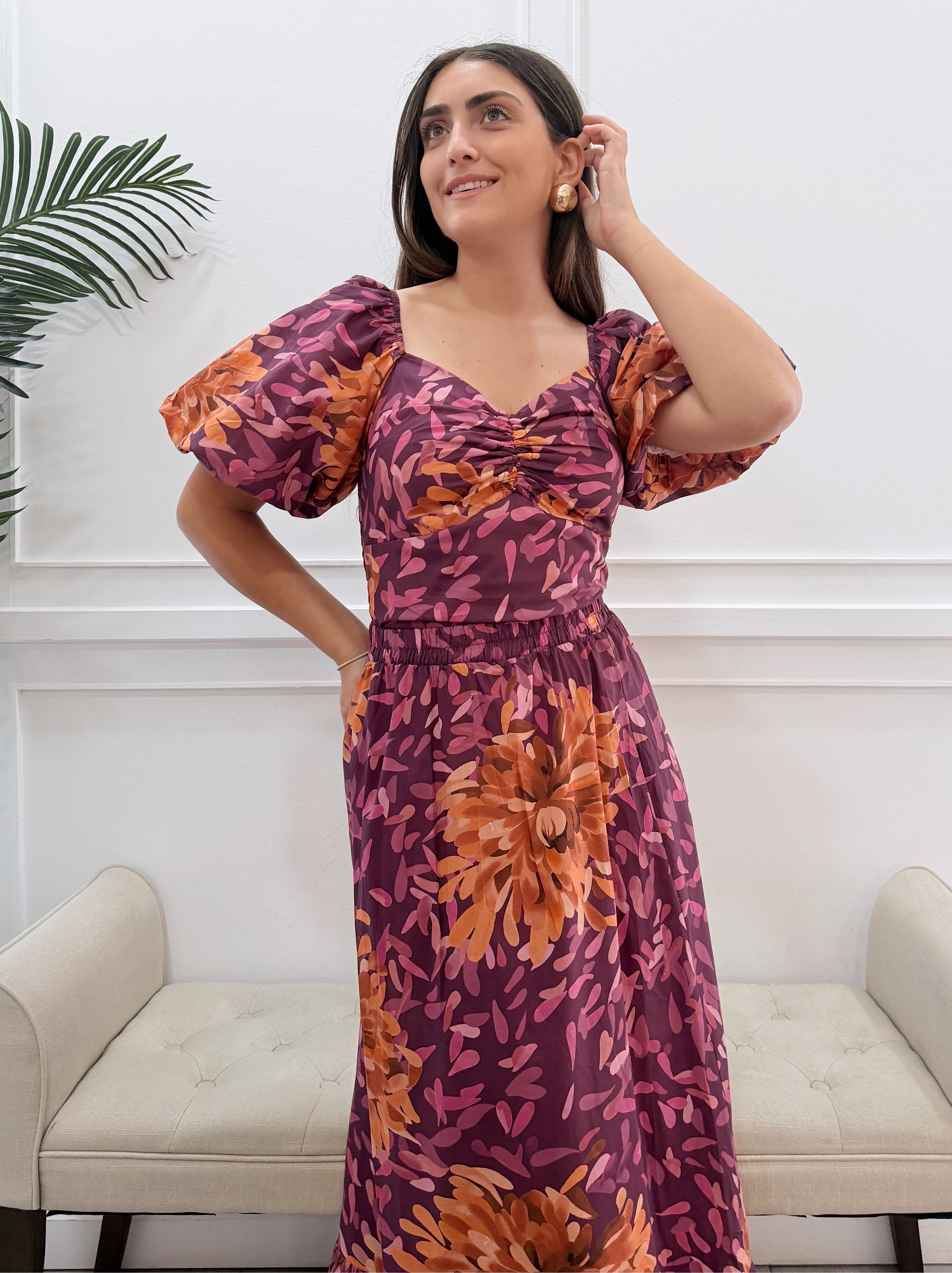 Conjunto Alba Estampado Buganvilla