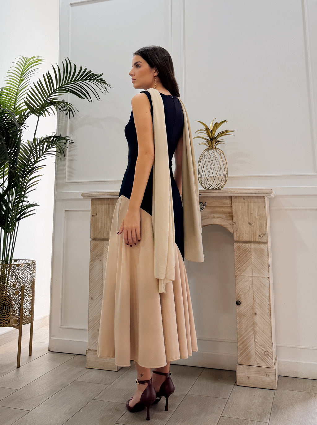 Vestido Triana Marino