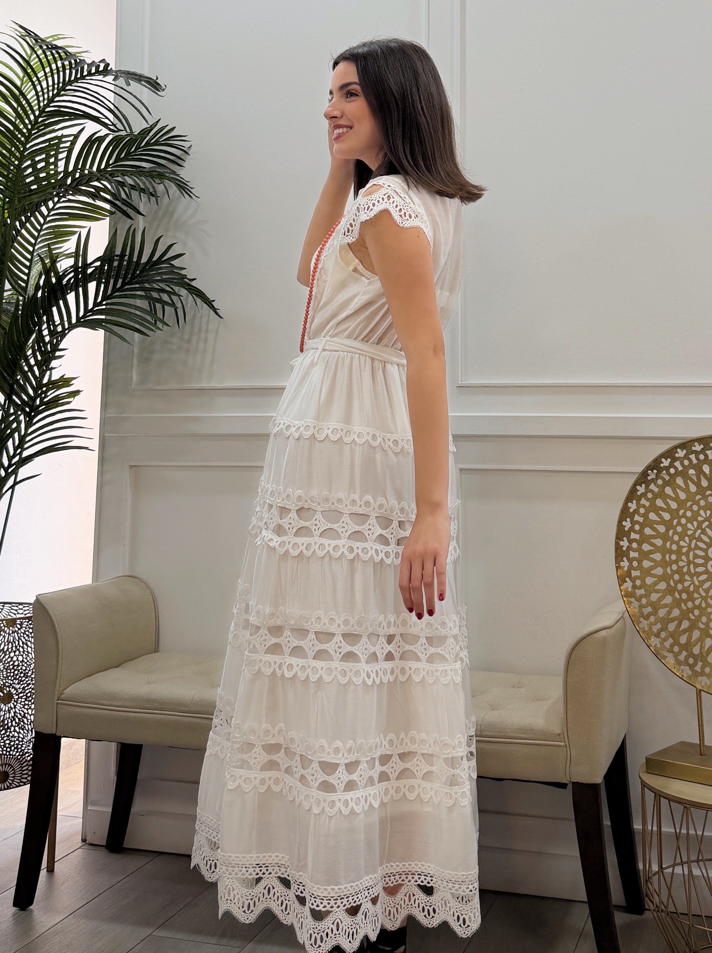 Vestido Atenea Blanco