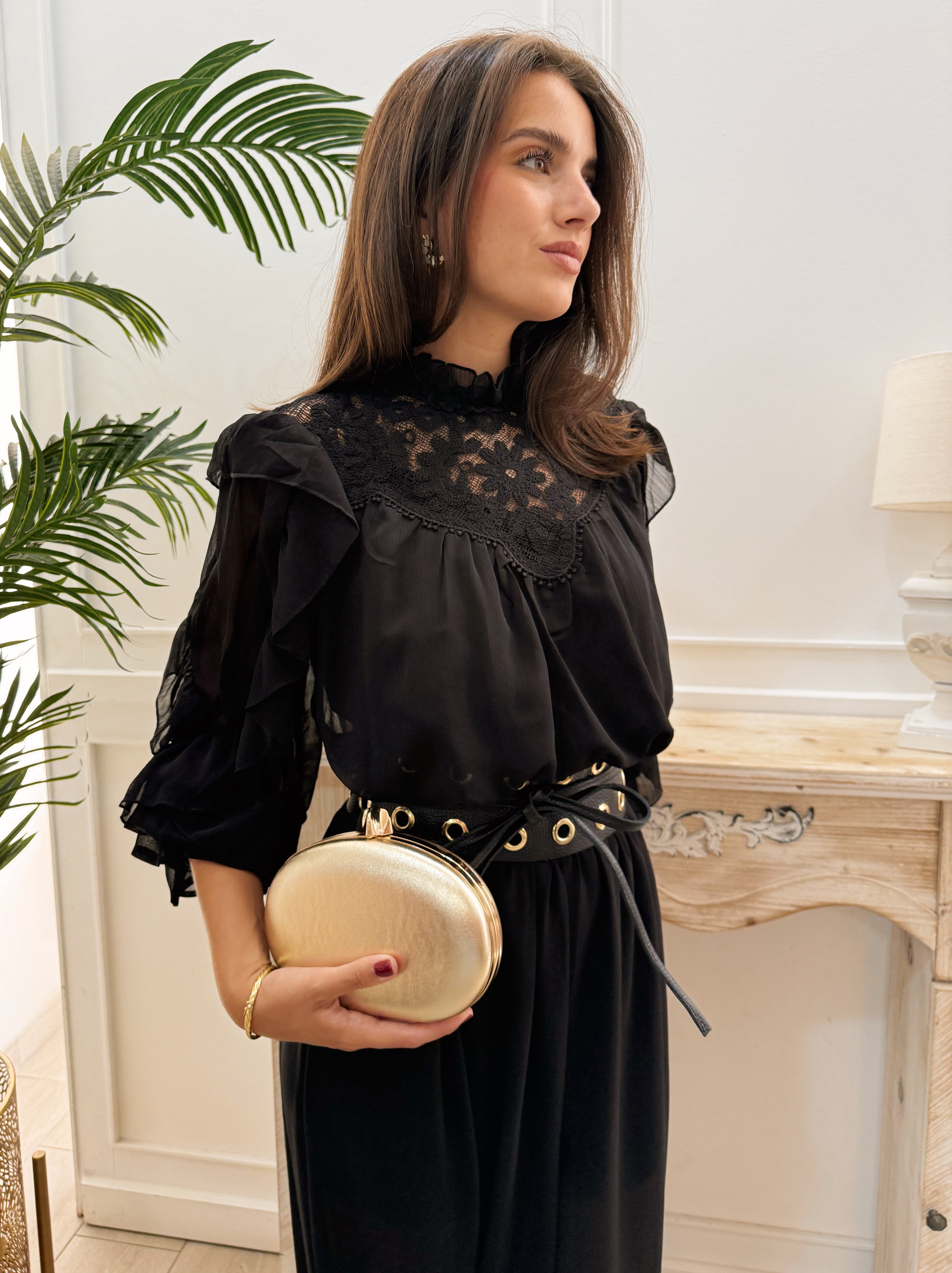 Cartera Aghata Dorada