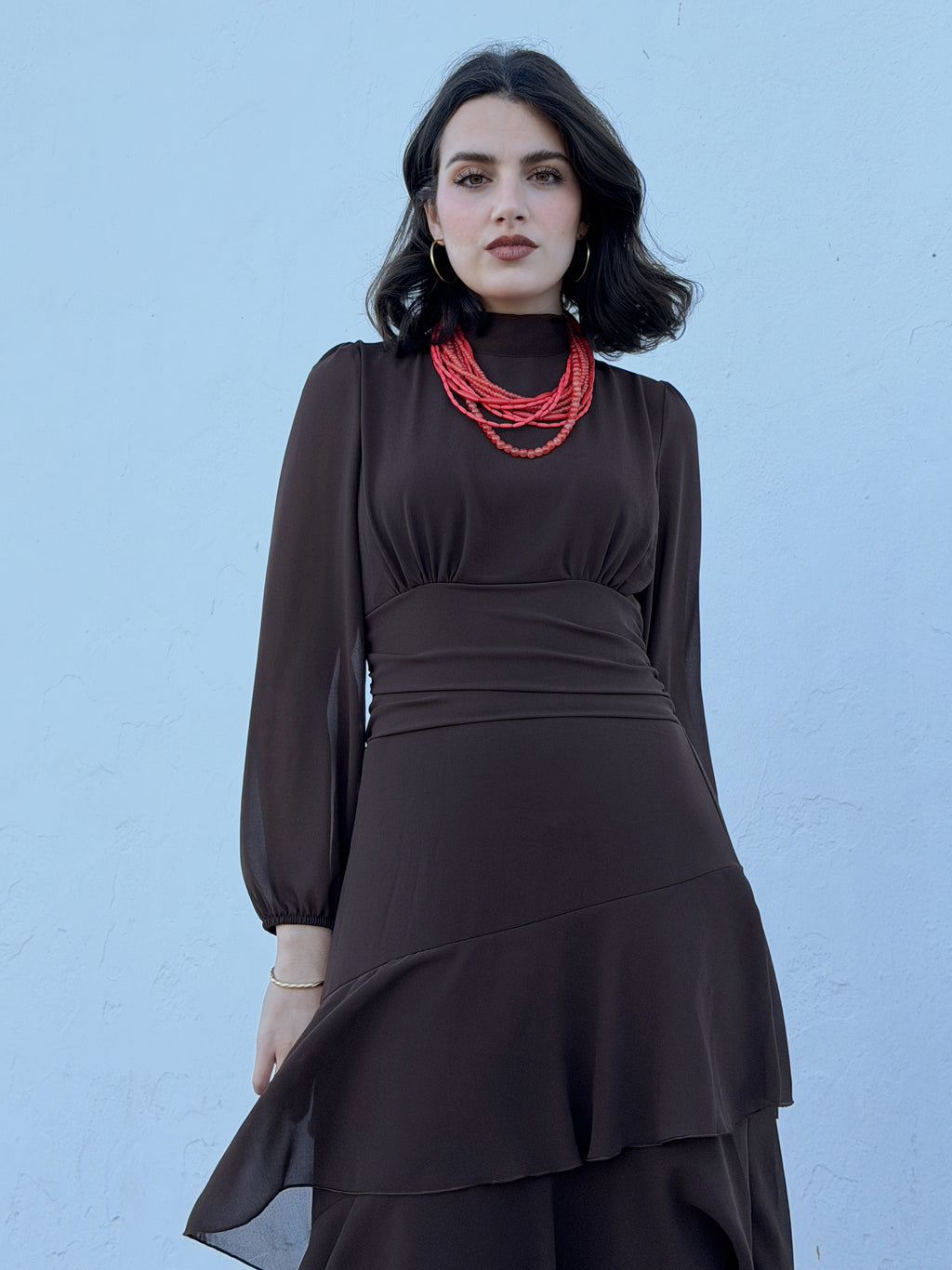 Collar Cuentas Corales