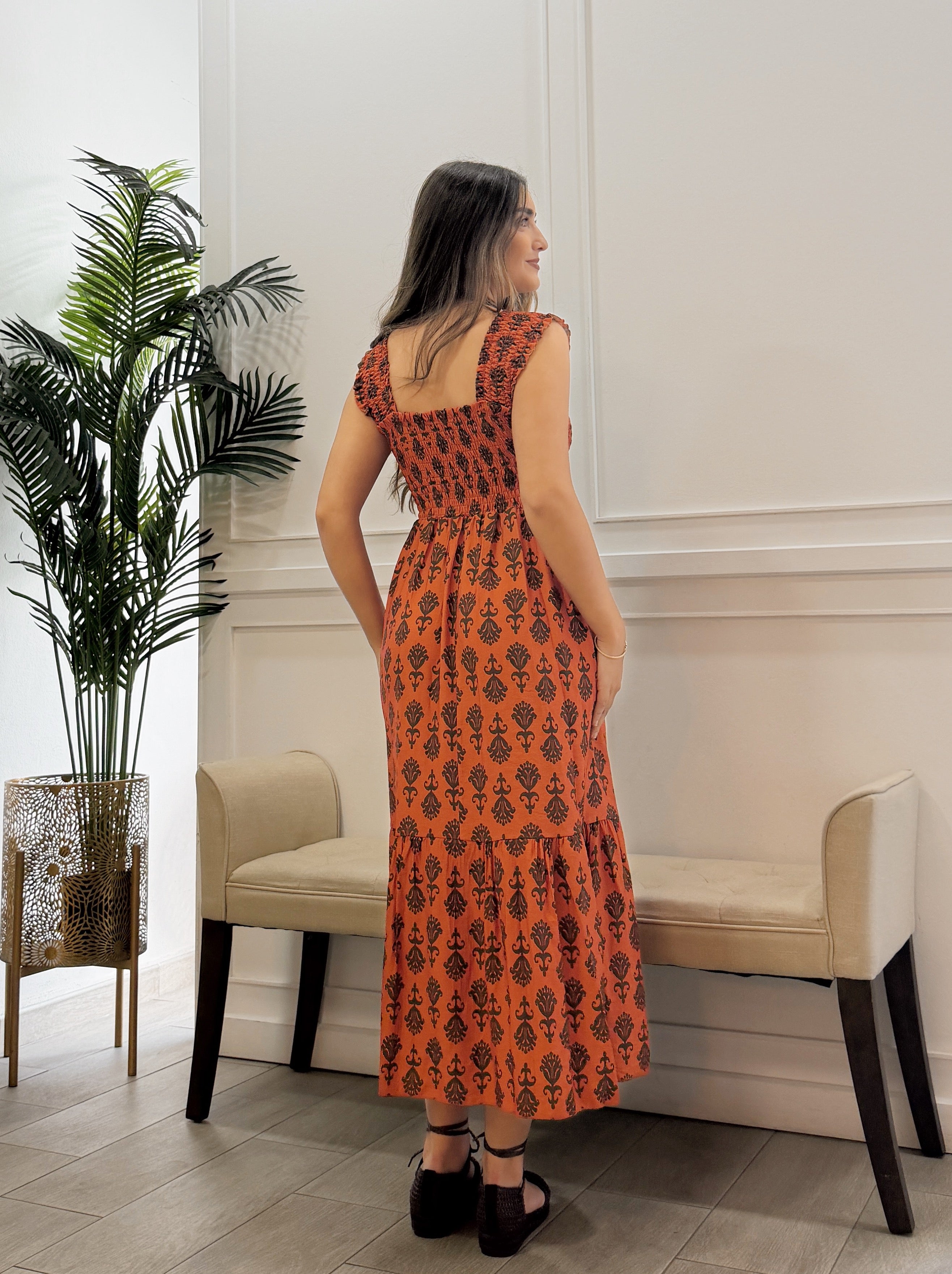 Vestido Lola Naranja