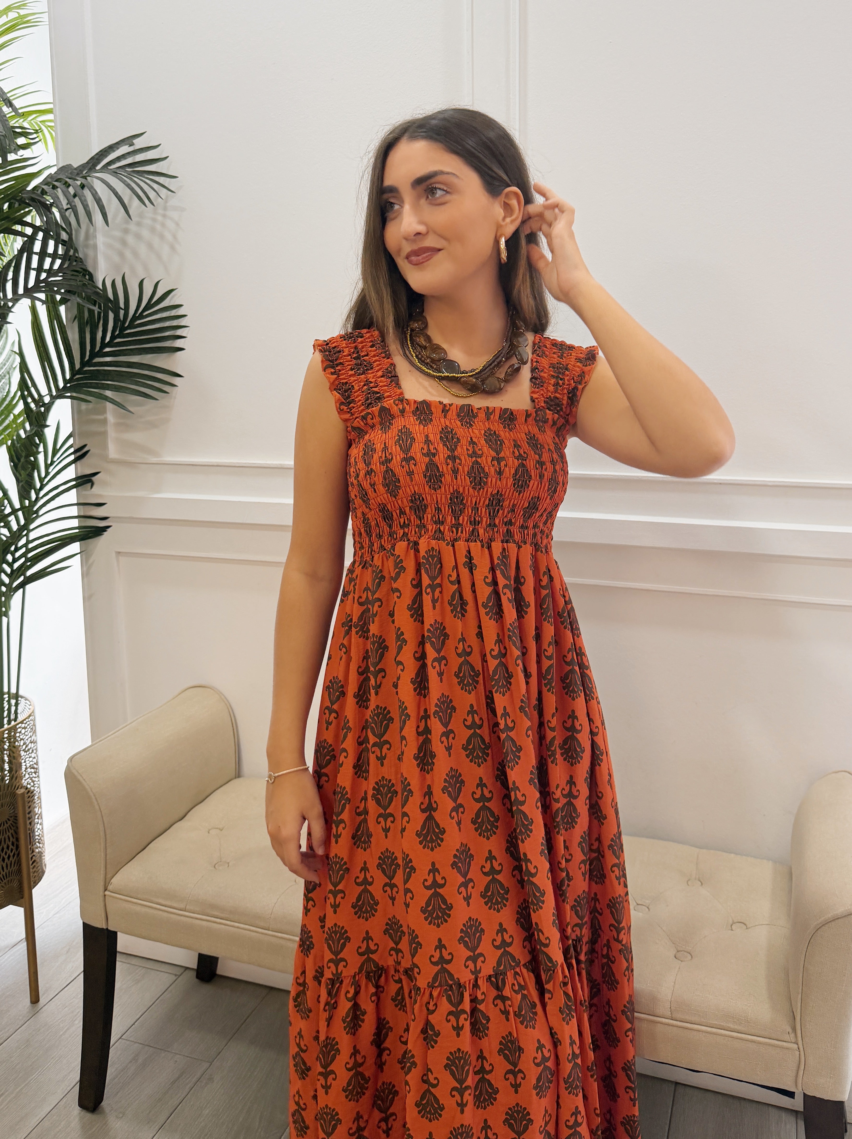 Vestido Lola Naranja