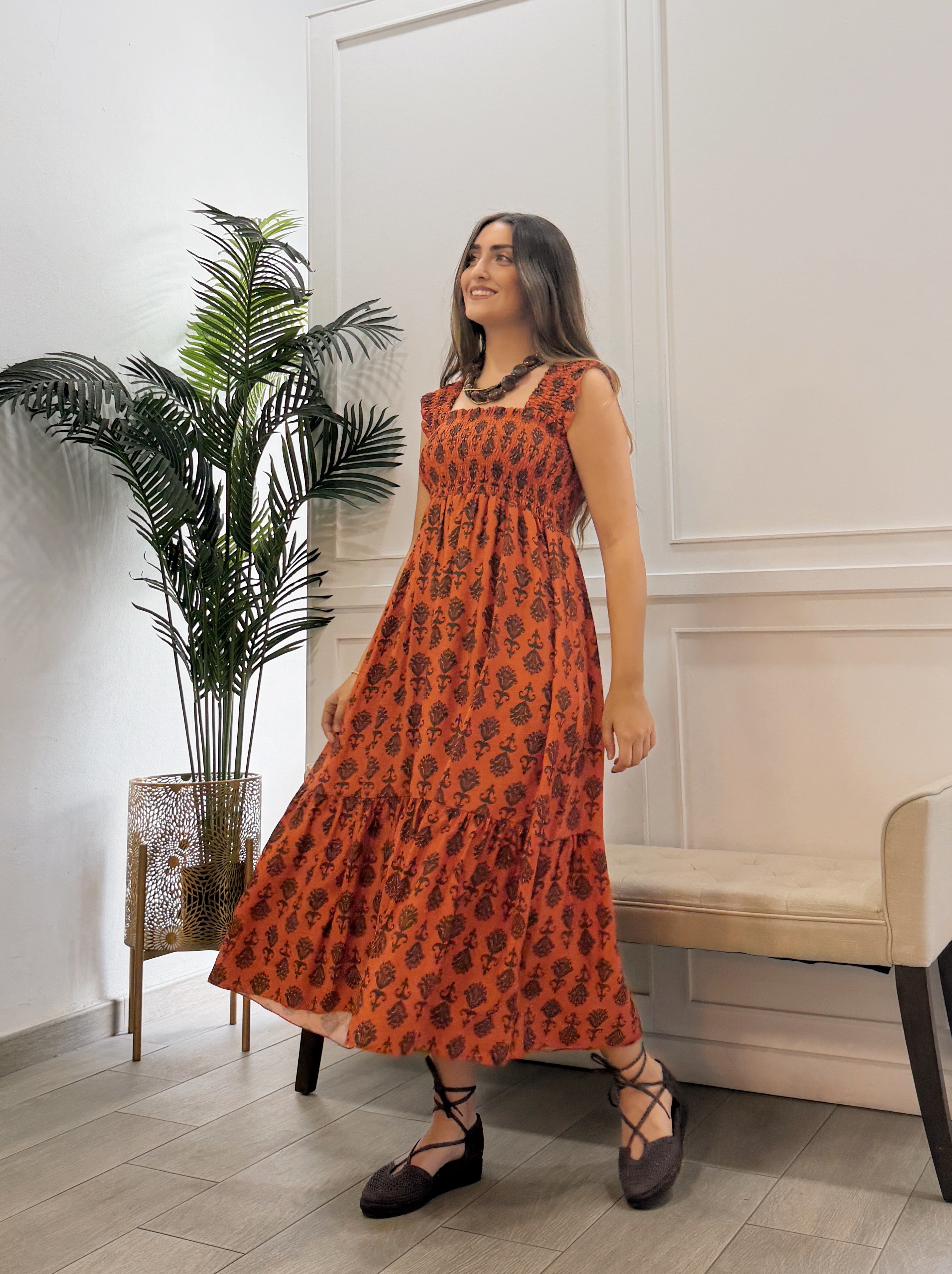 Vestido Lola Naranja