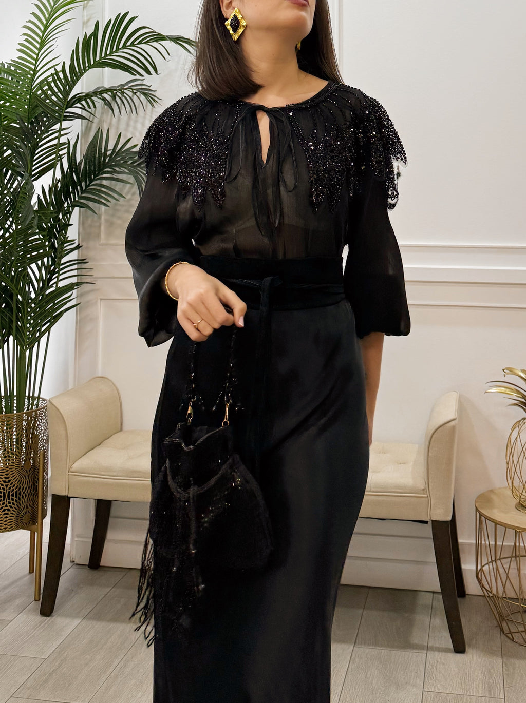 Fajín Antelina Negro