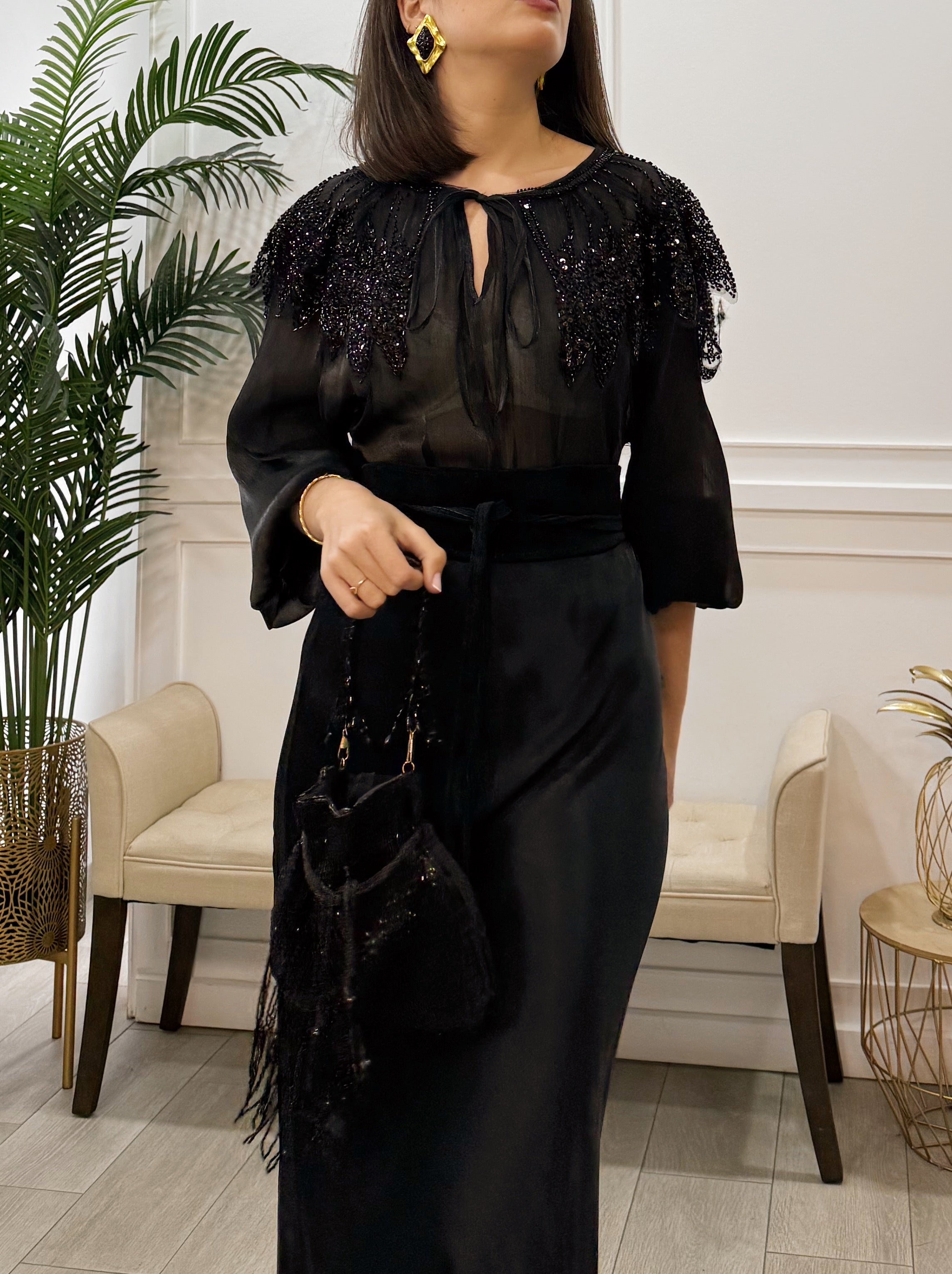 Fajín Antelina Negro