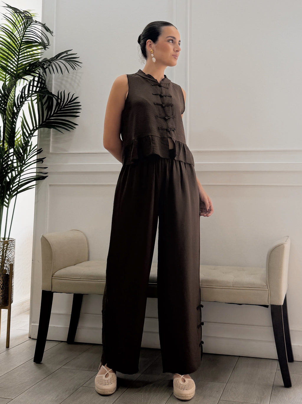Conjunto Naomi Marrón