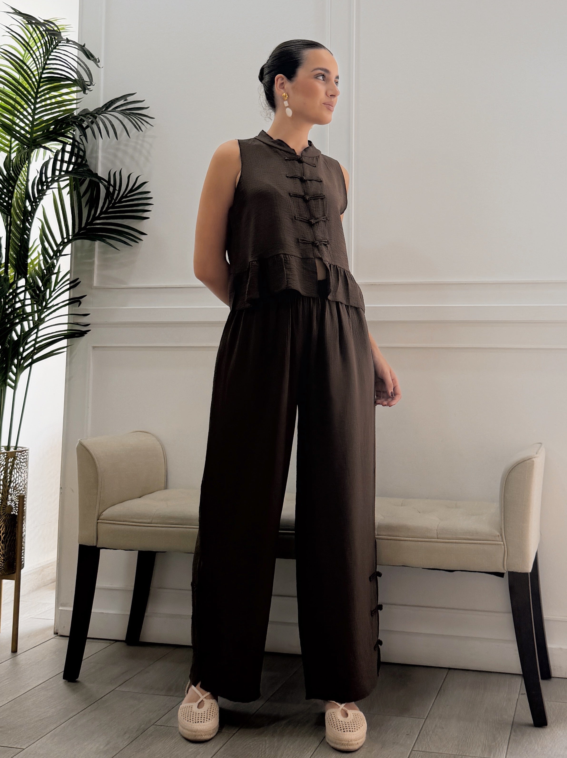 Conjunto Naomi Marrón