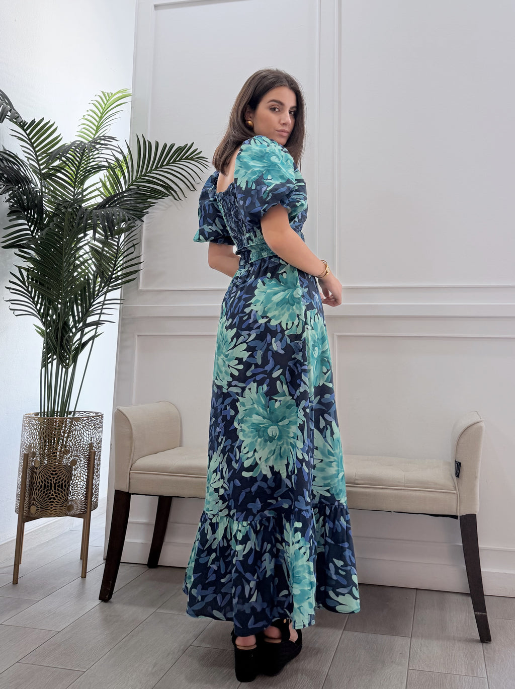 Conjunto Alba Estampado Azul