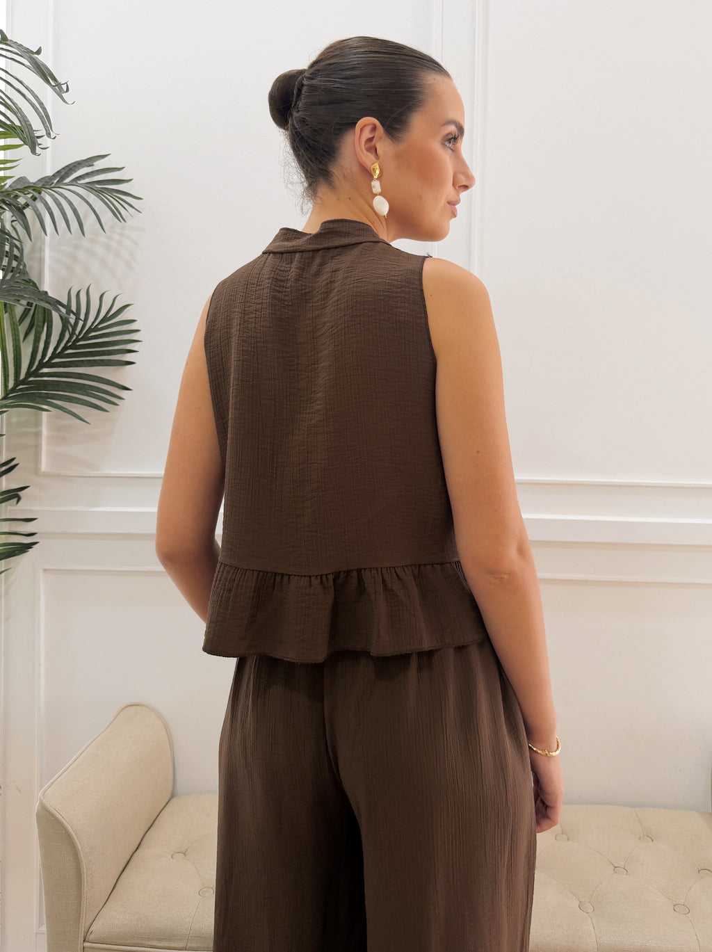 Conjunto Naomi Marrón