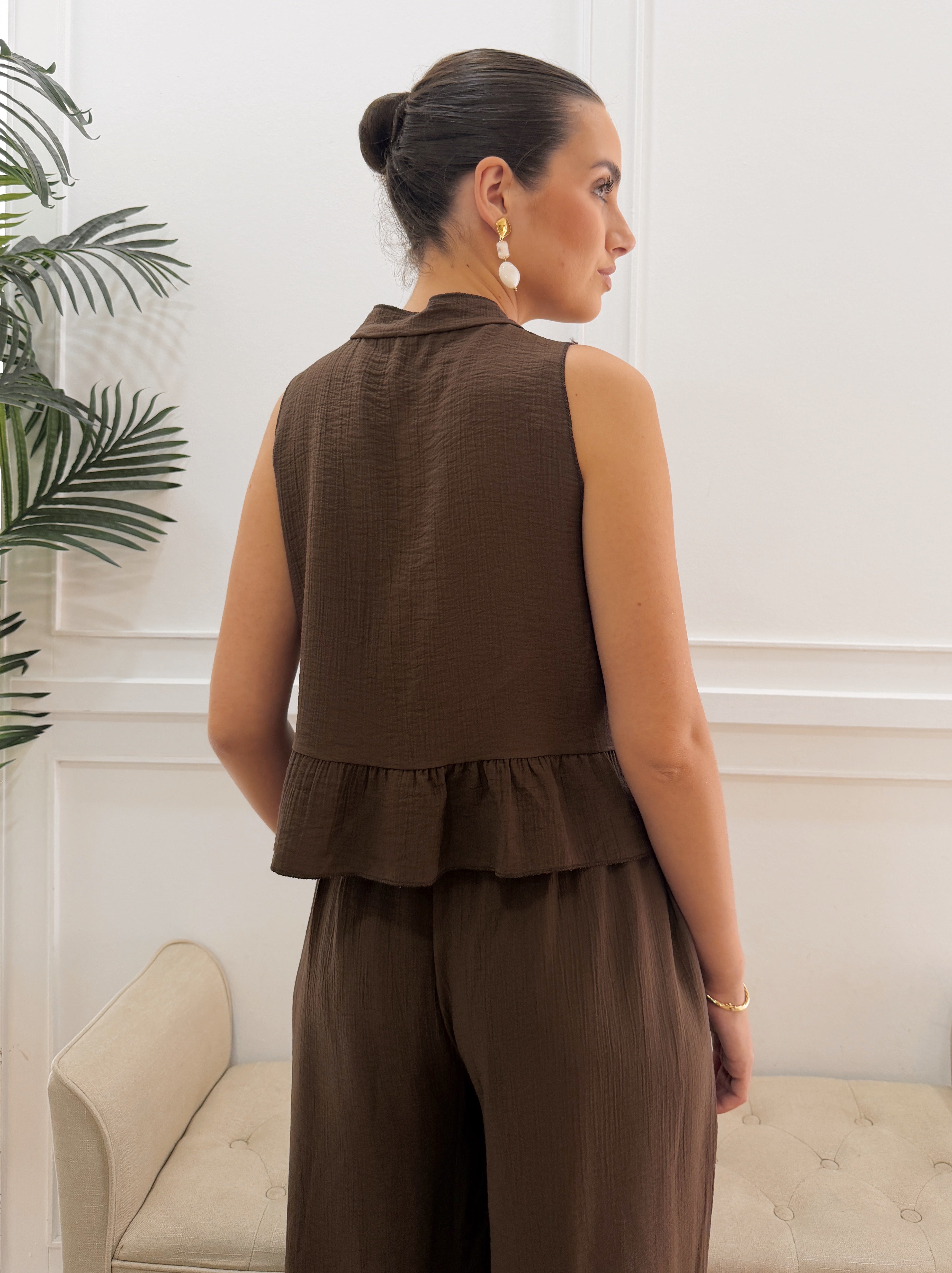 Conjunto Naomi Marrón