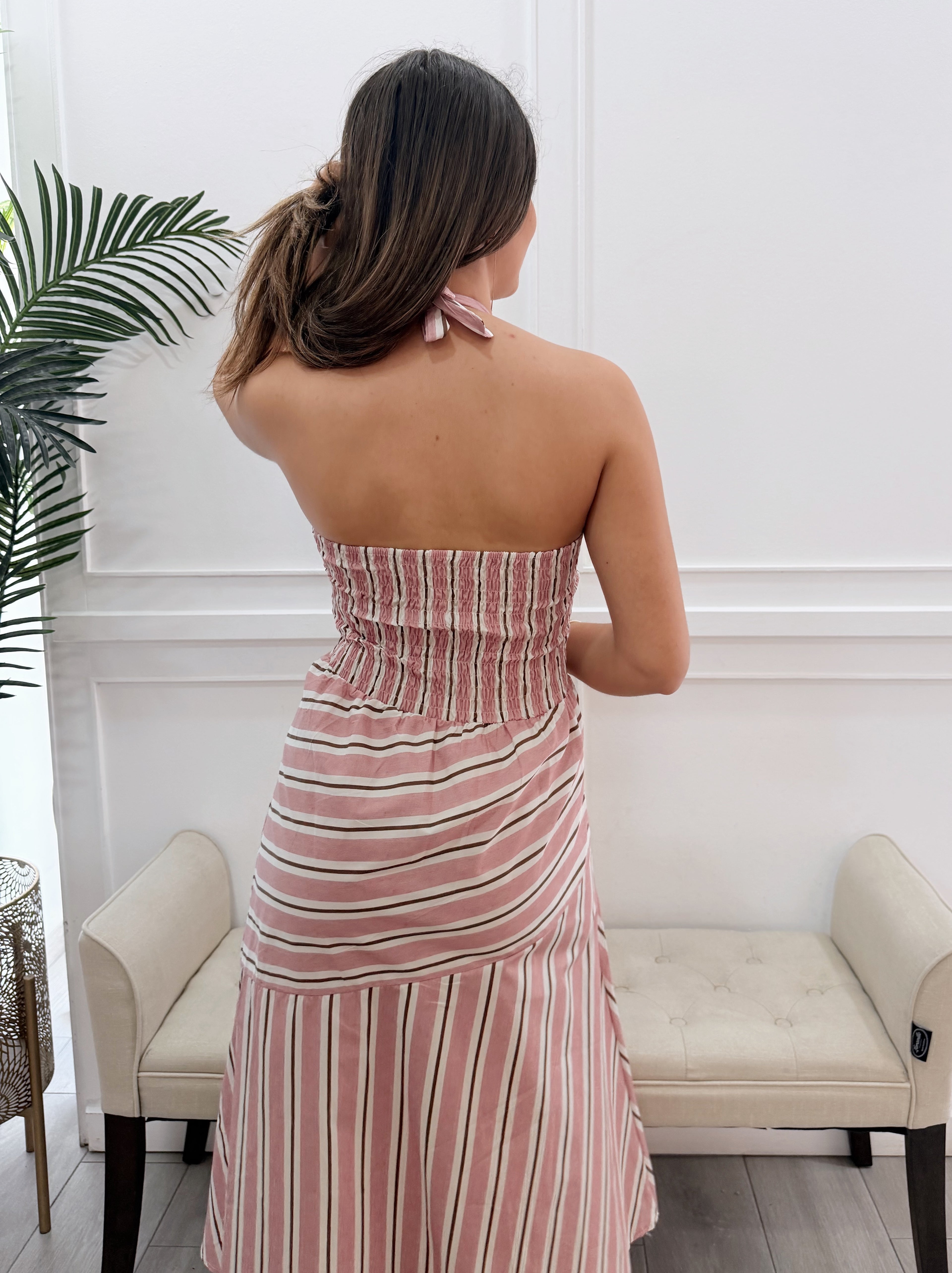Vestido Alejandra Rosa