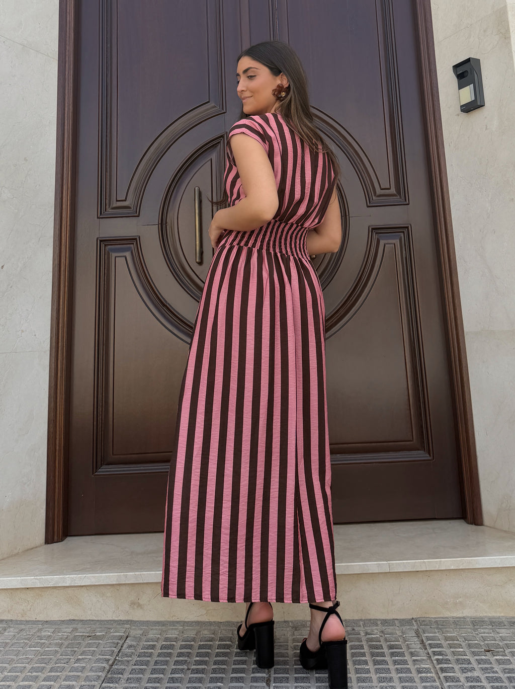Vestido Olga Rallas Rosa
