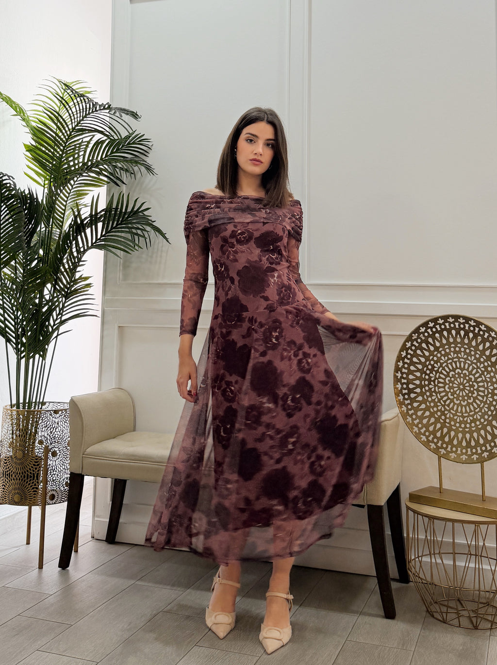 Vestido Julieta Morado