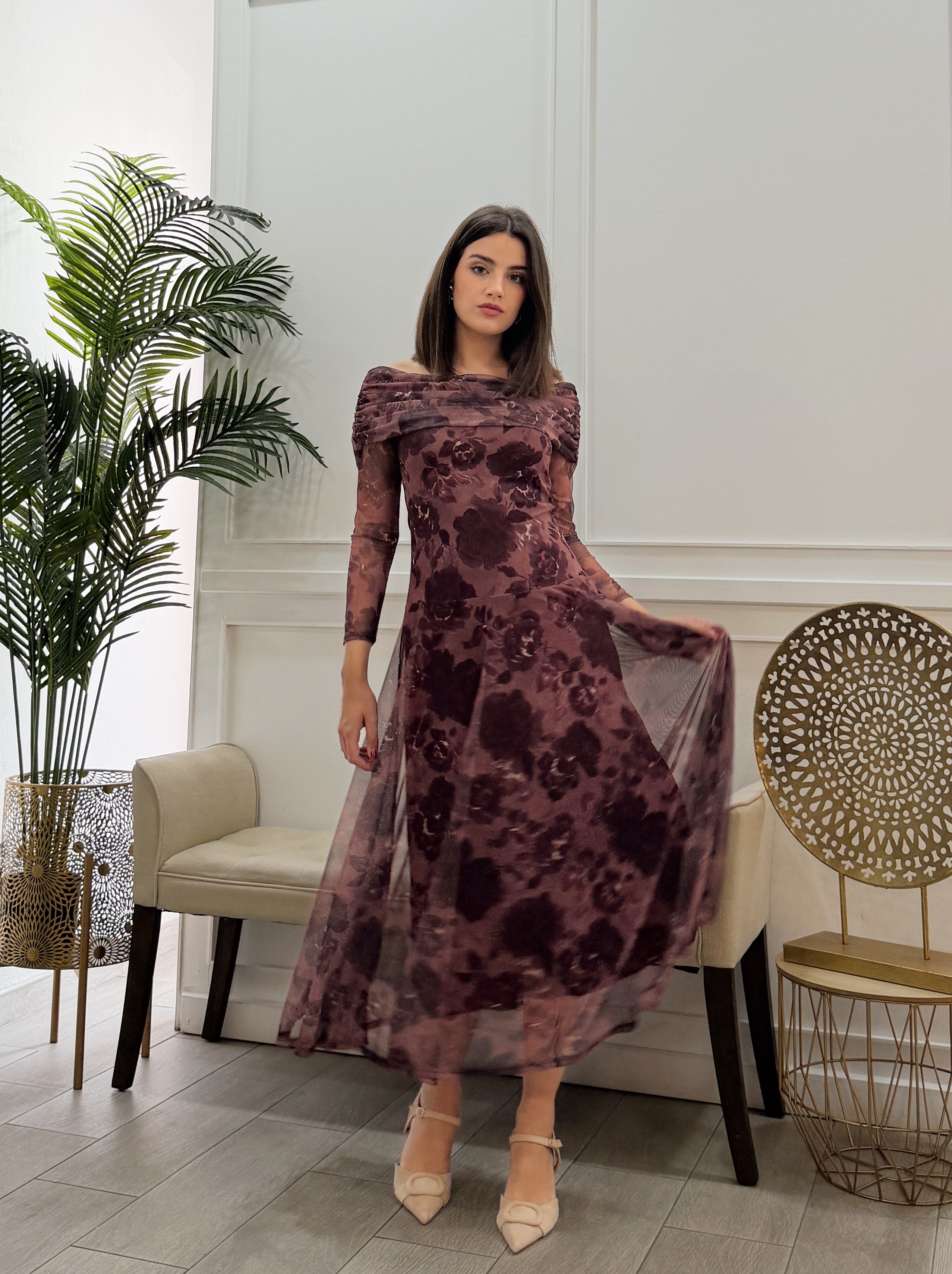 Vestido Julieta Morado