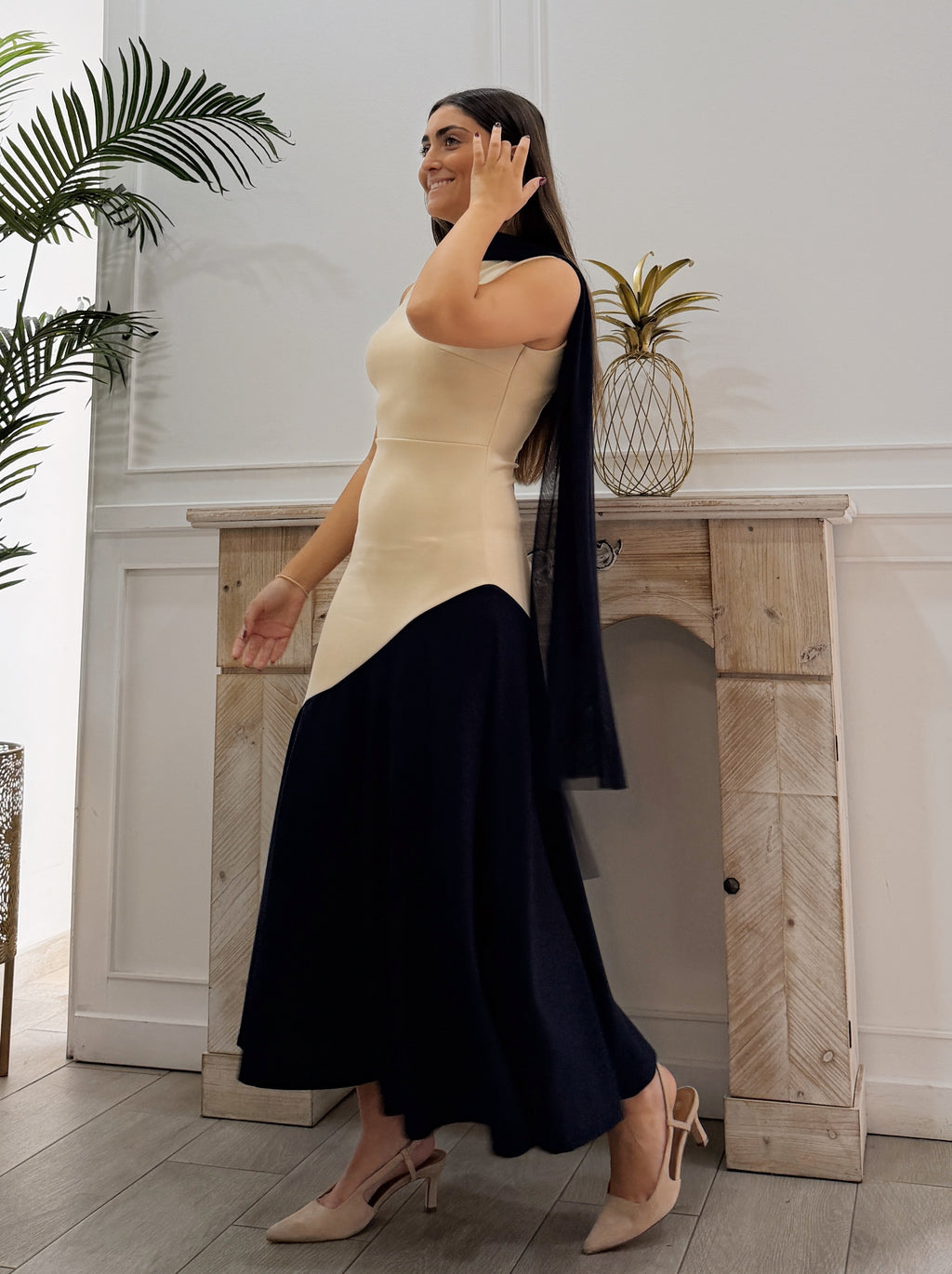 Vestido Triana Beig
