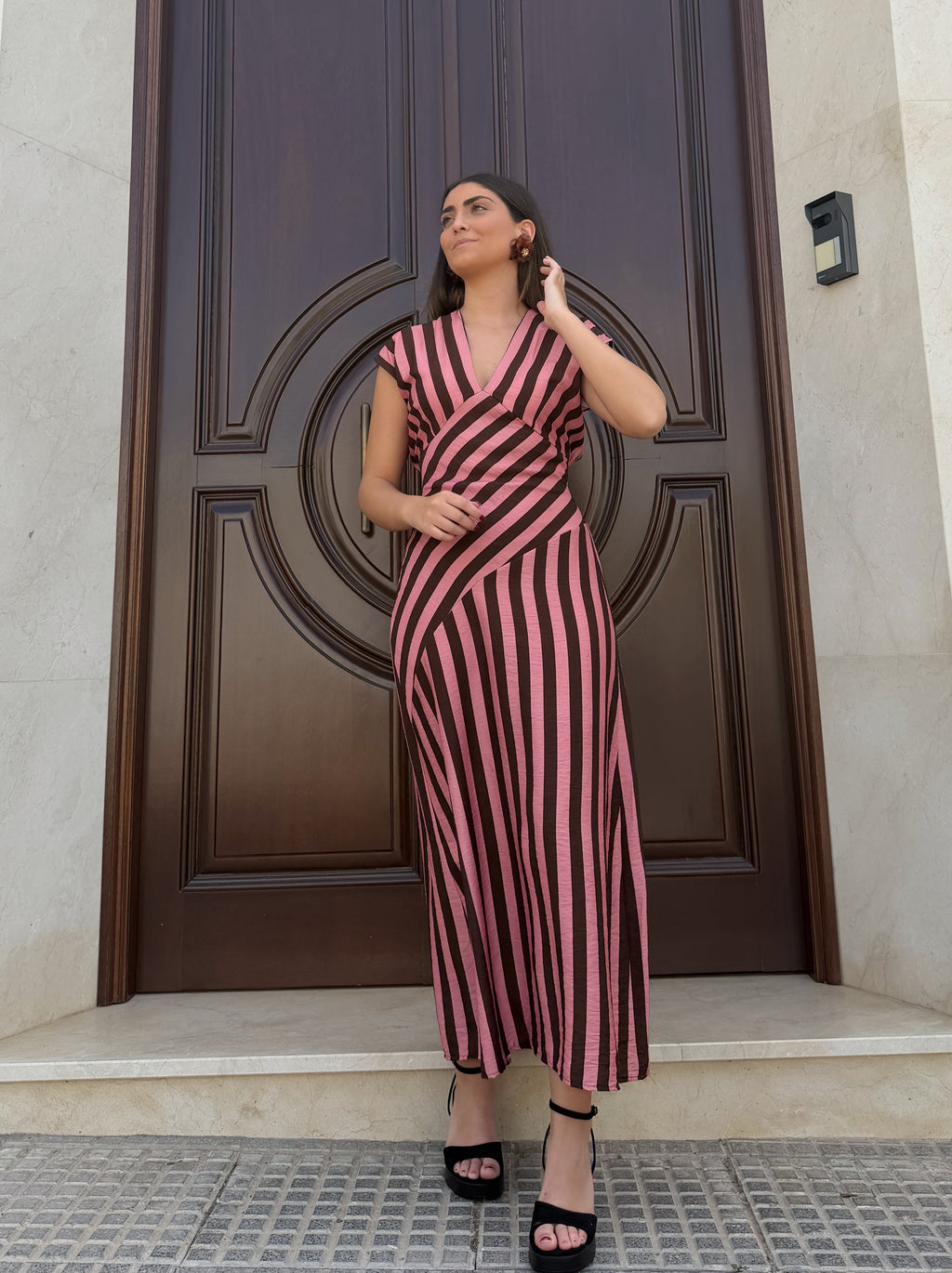 Vestido Olga Rallas Rosa