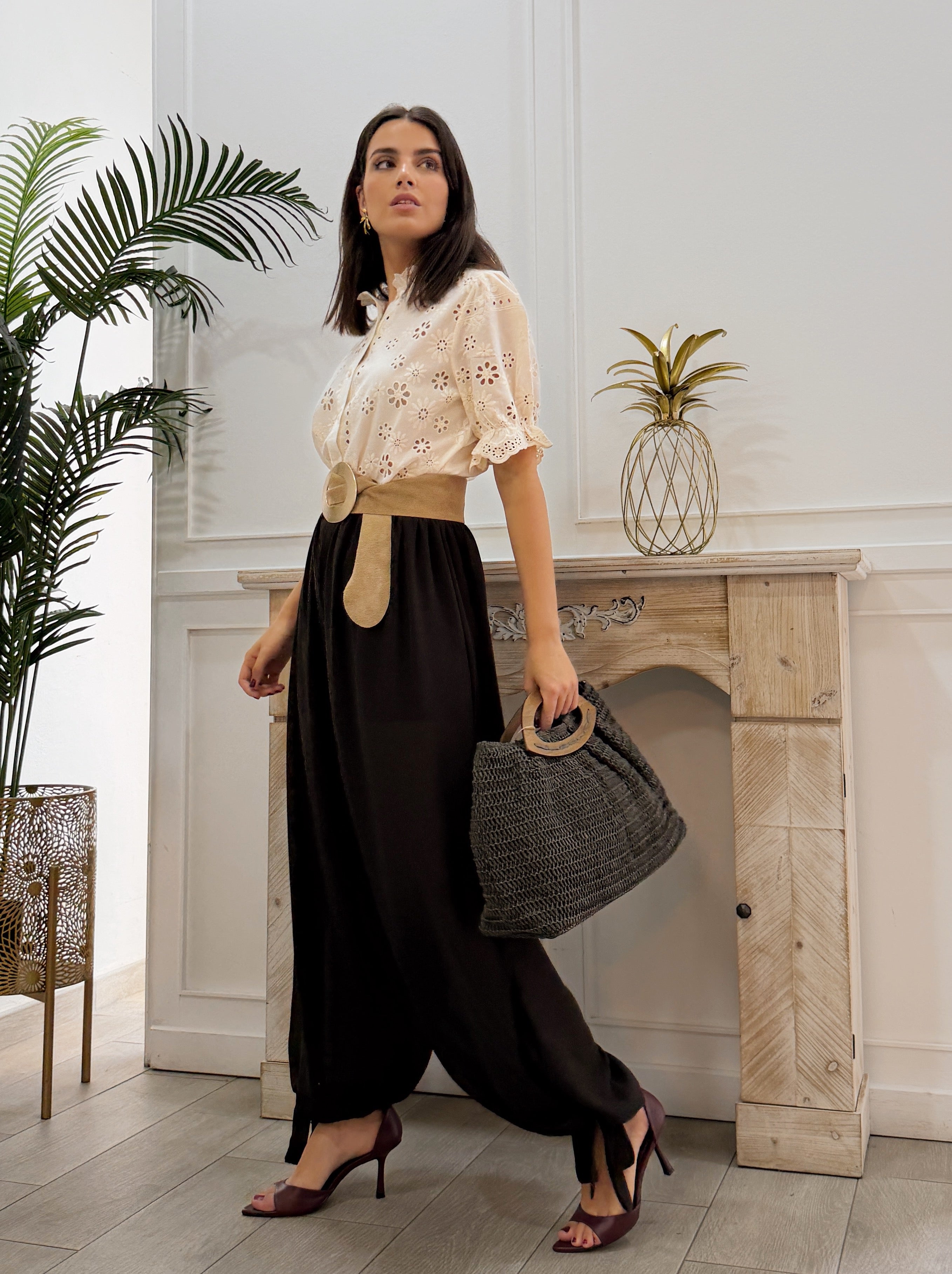 Bolso Carmanza Marrón