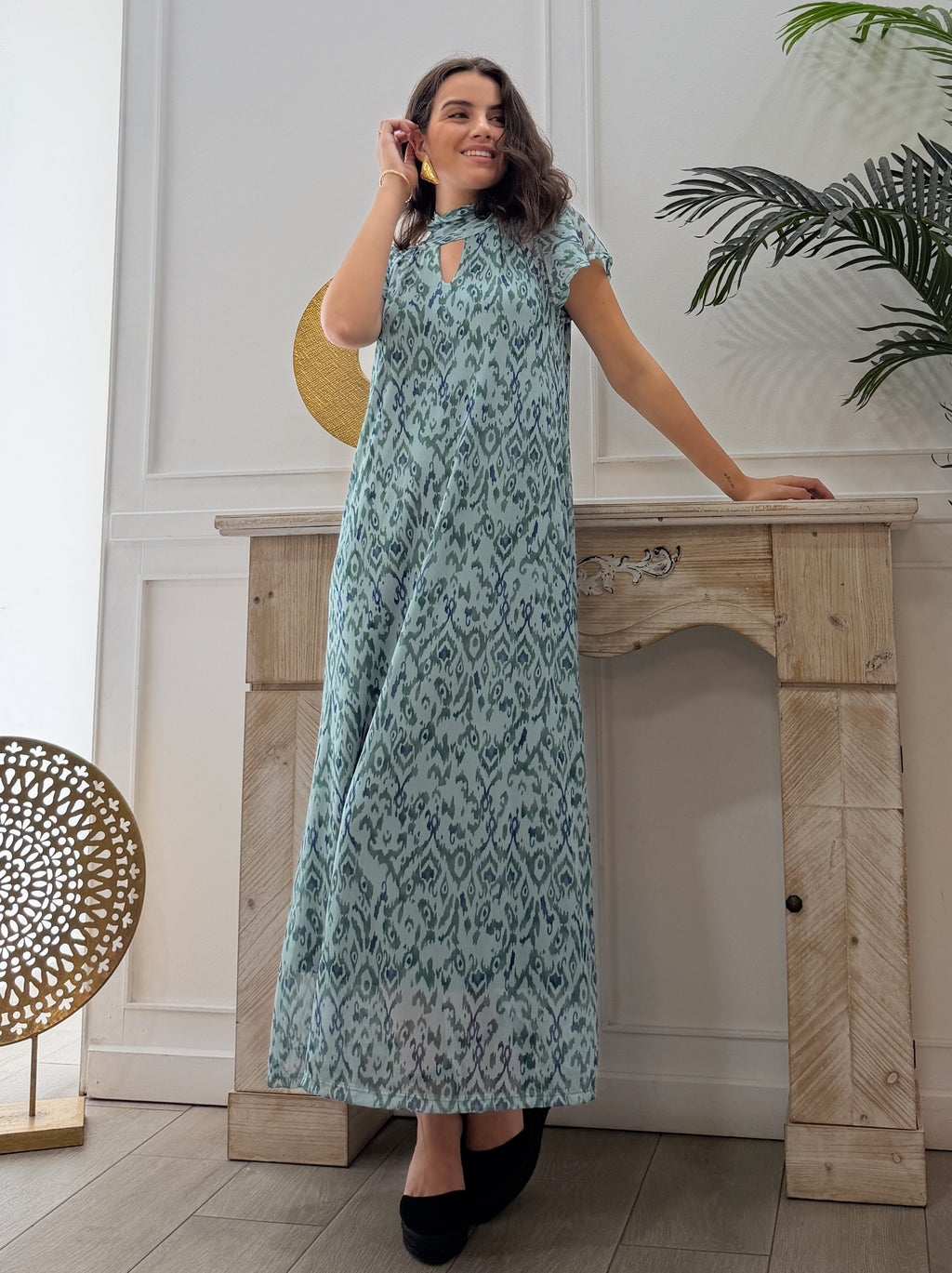 Vestido Olga Turquesa