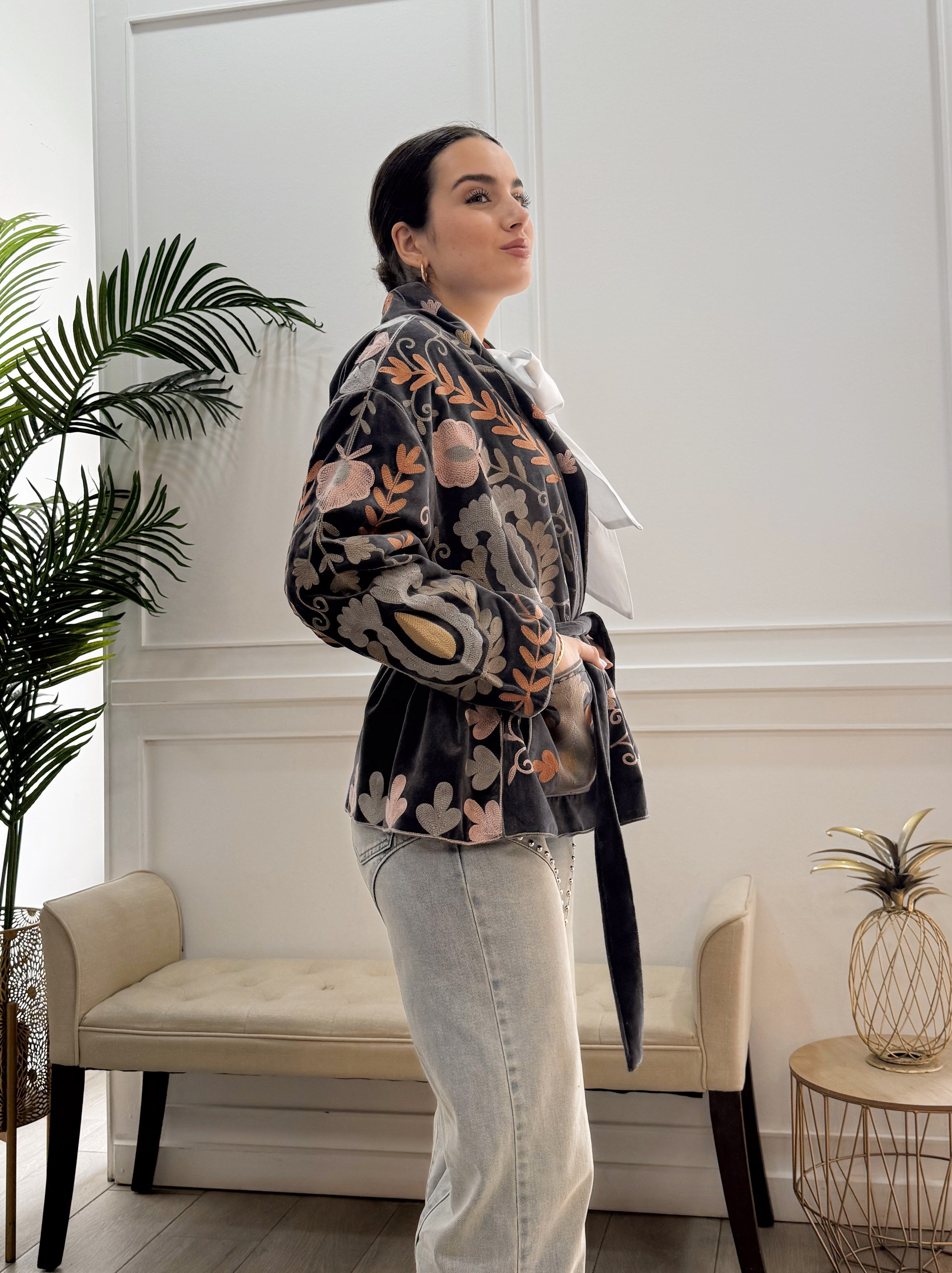 Chaqueta Valentina Azul