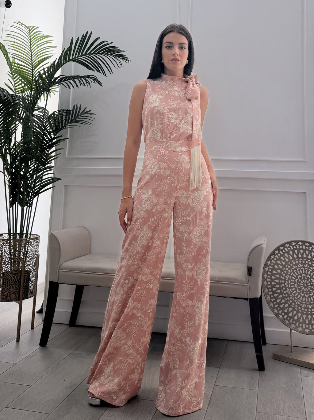 Conjunto Pantalón Tela Bordada