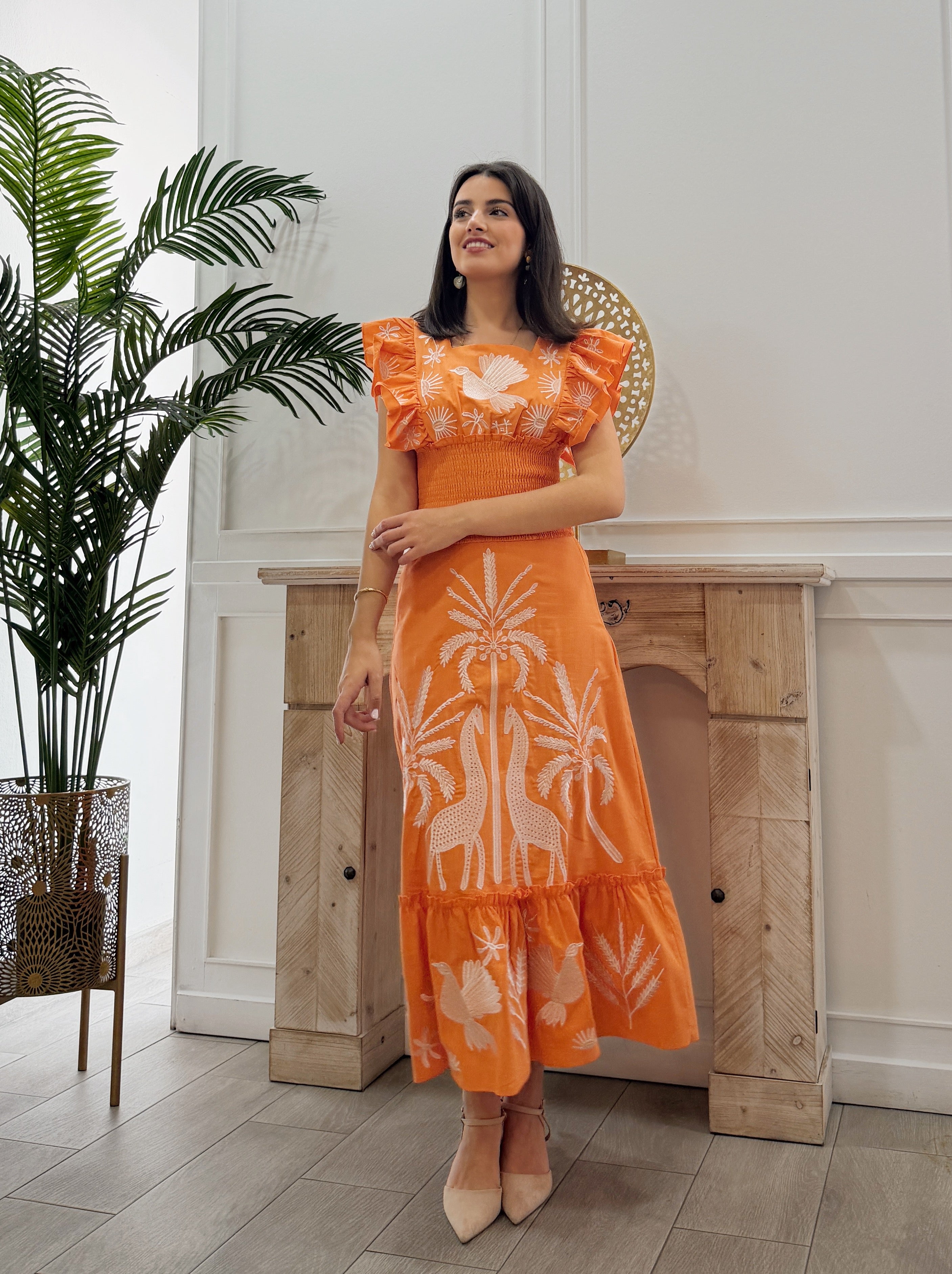 Conjunto Africa Naranja