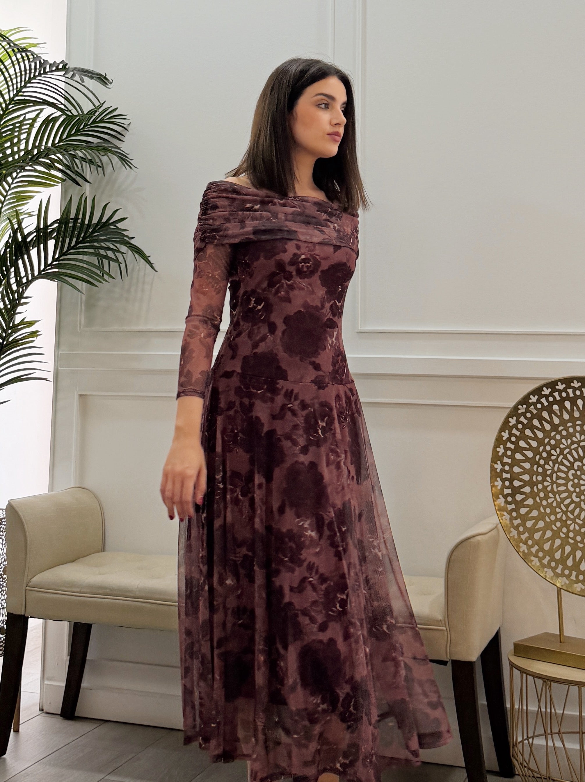 Vestido Julieta Morado