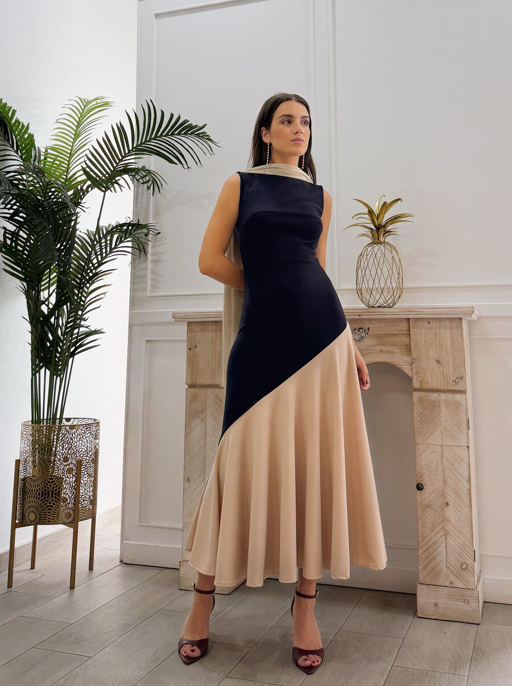 Vestido Triana Marino