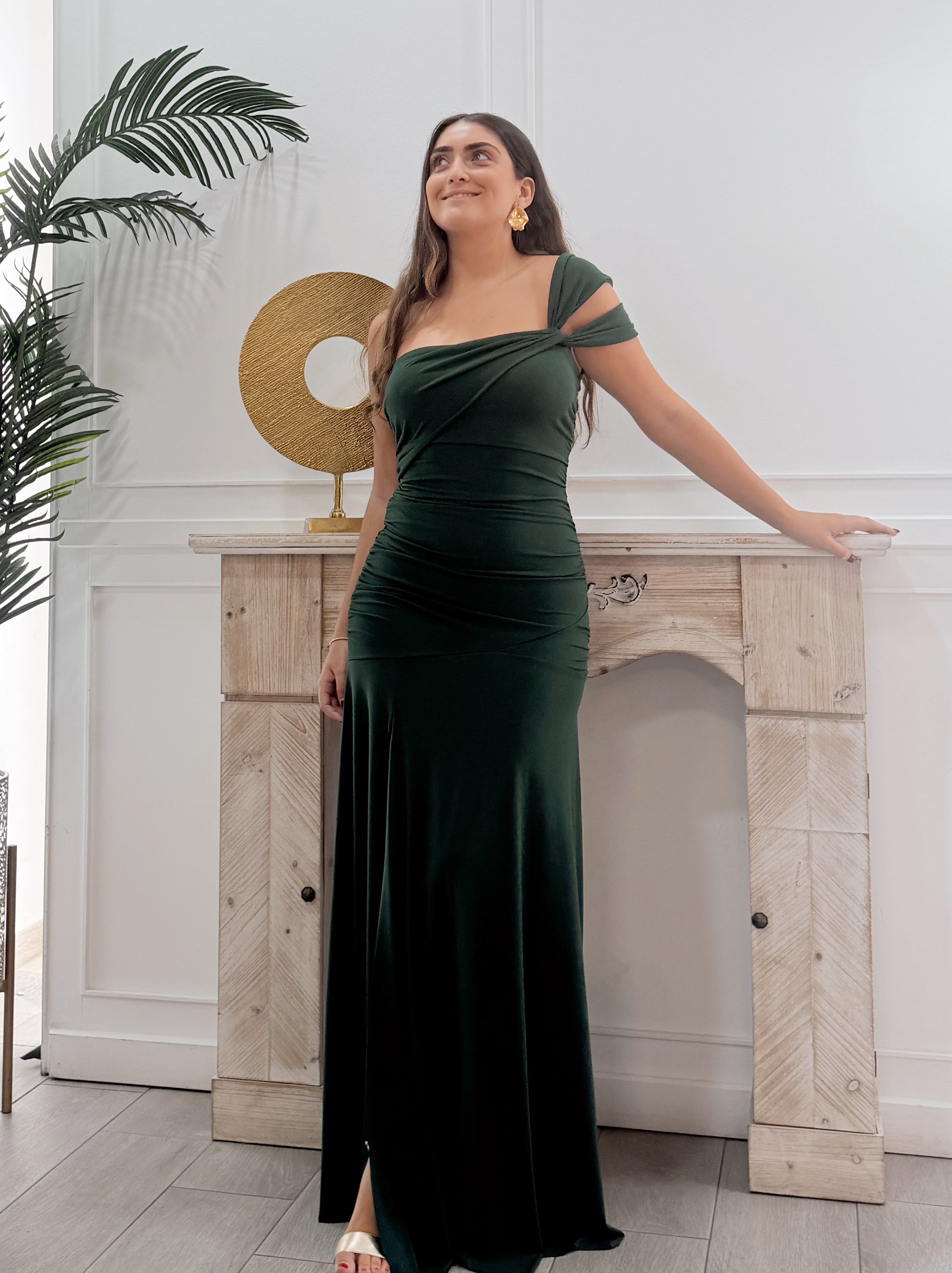 Vestido Martinna Verde Esmeralda