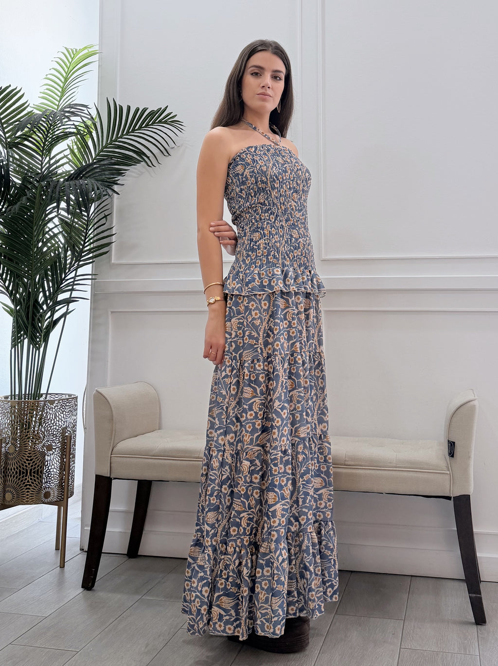 Vestido Candela Azul