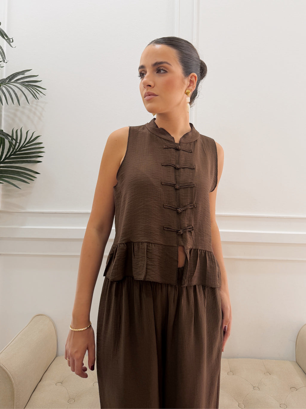 Conjunto Naomi Marrón