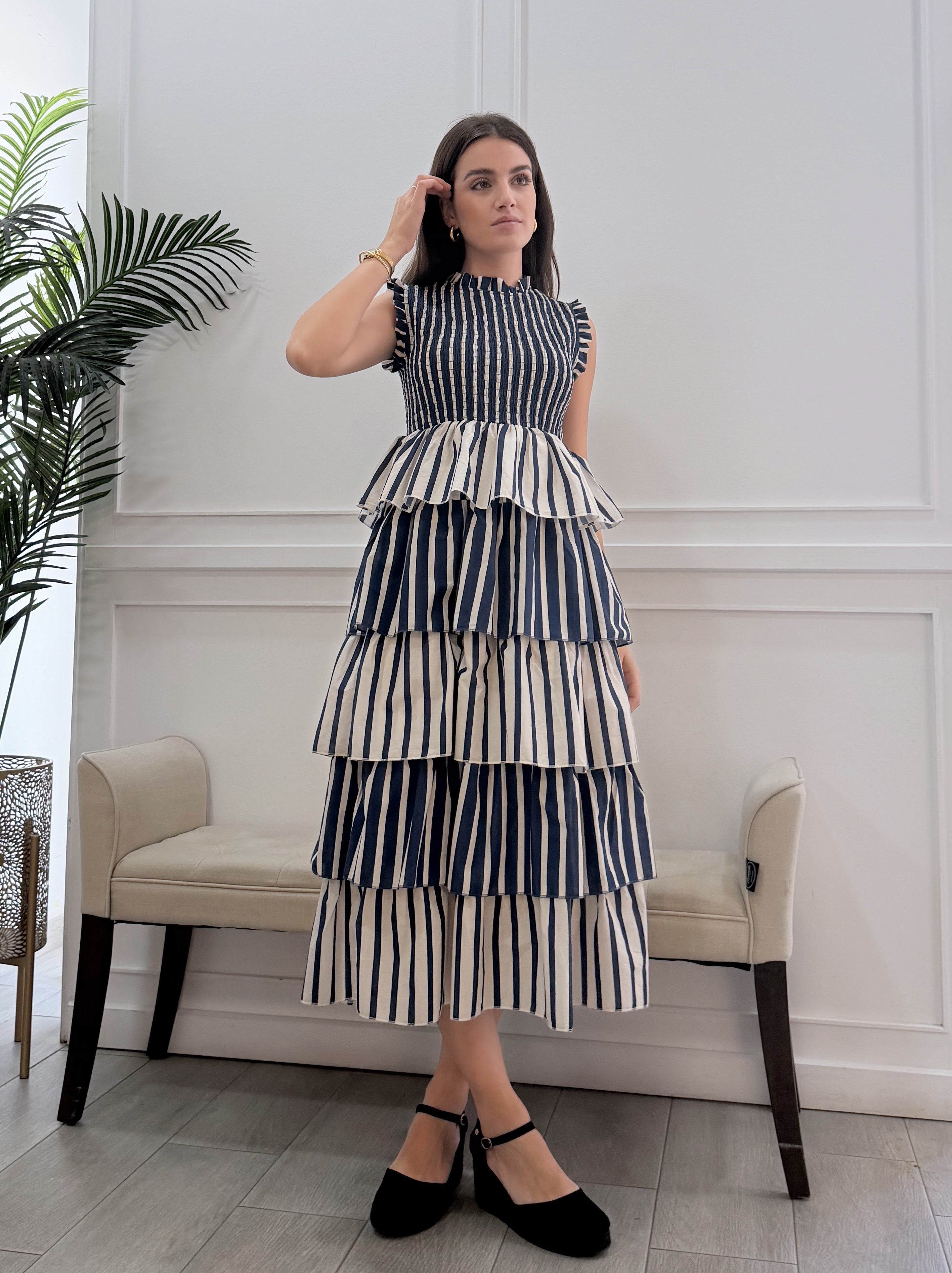 Vestido Antonella Rallas Azul
