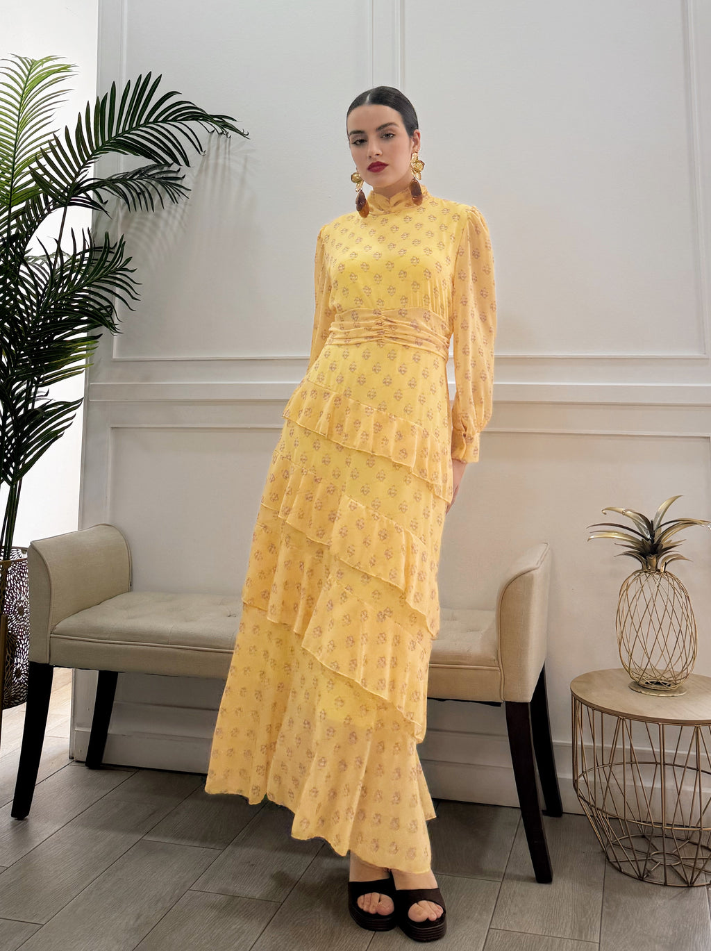 Vestido Paula Amarillo