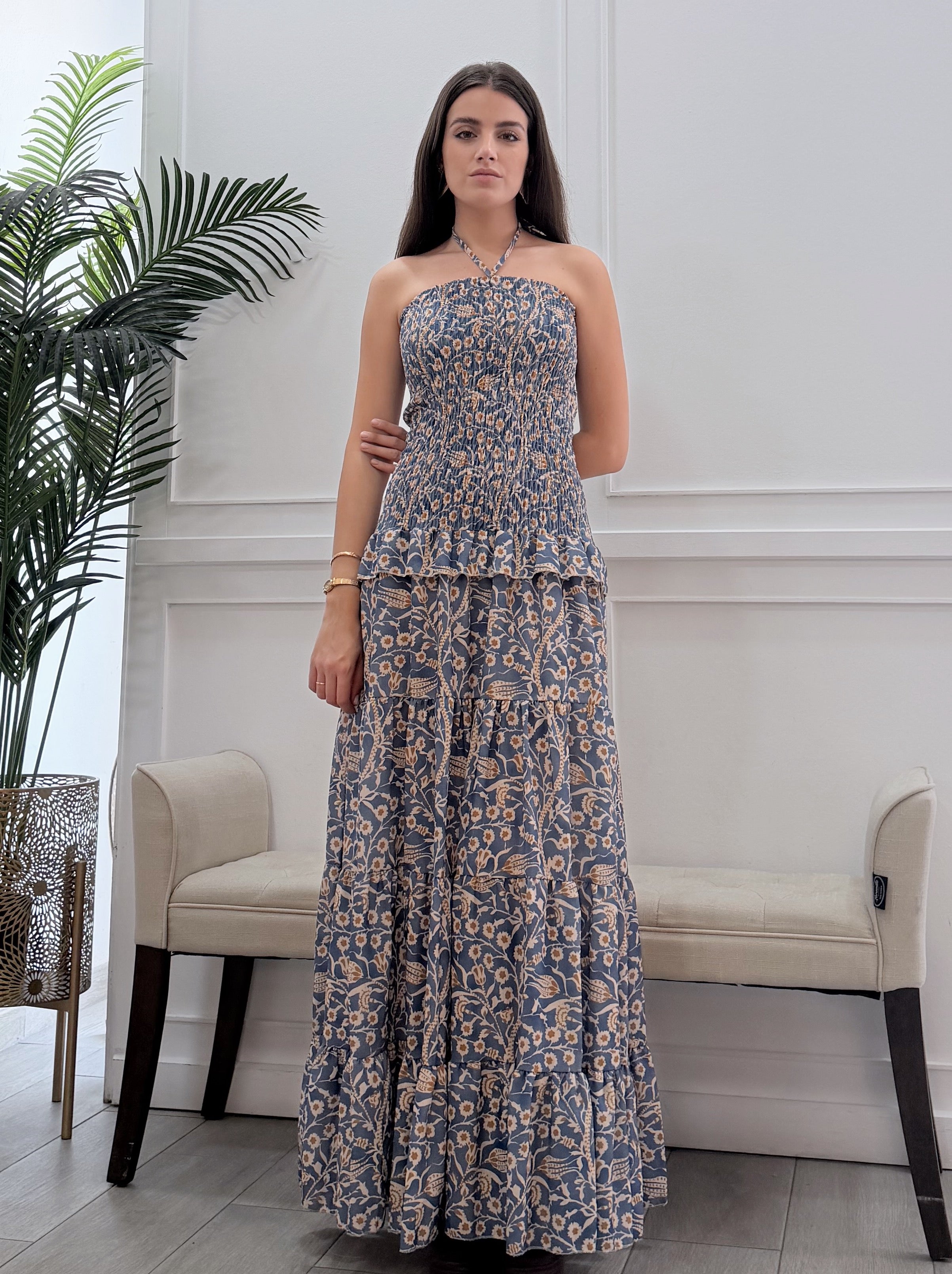 Vestido Candela Azul
