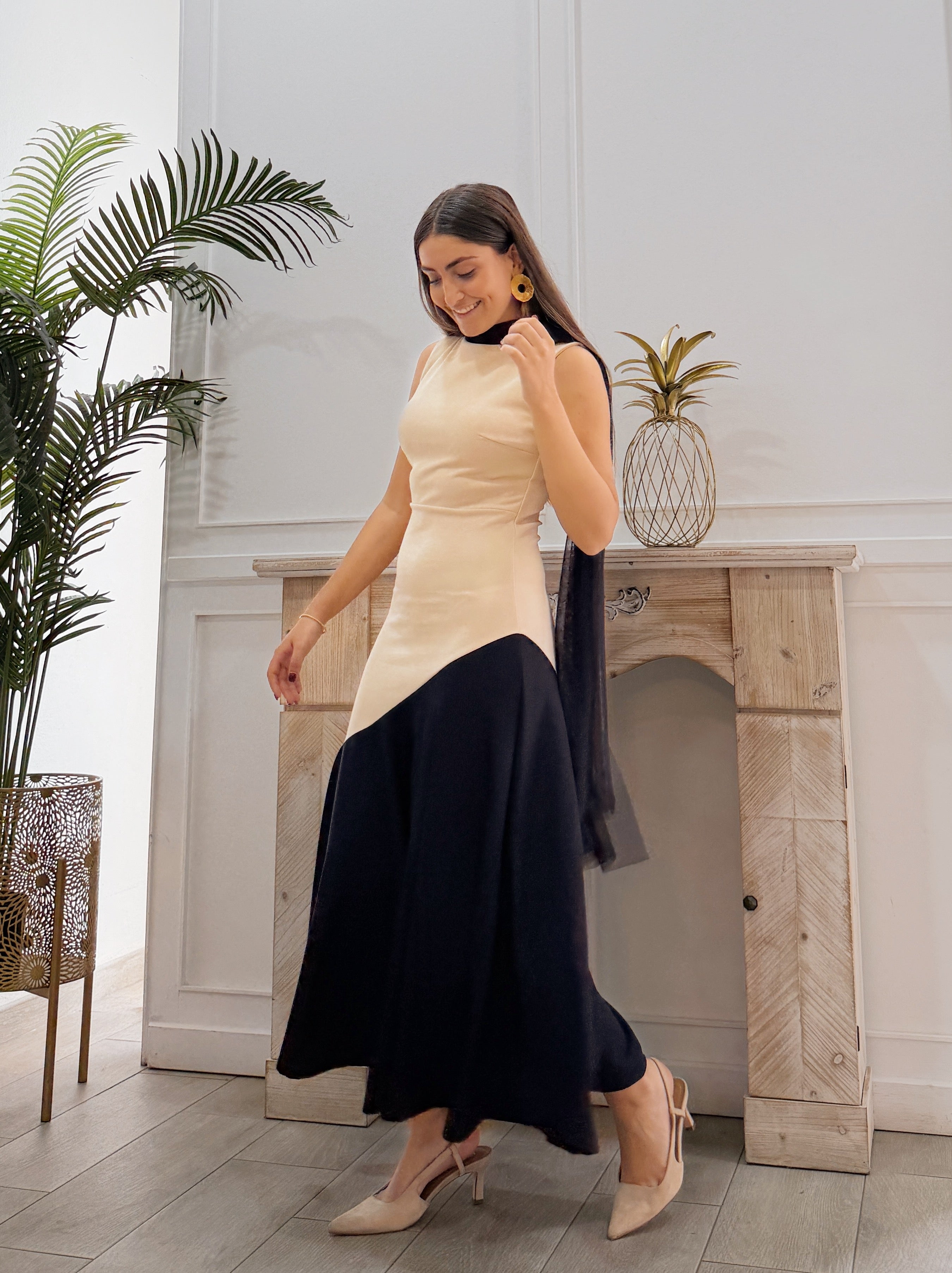 Vestido Triana Beig