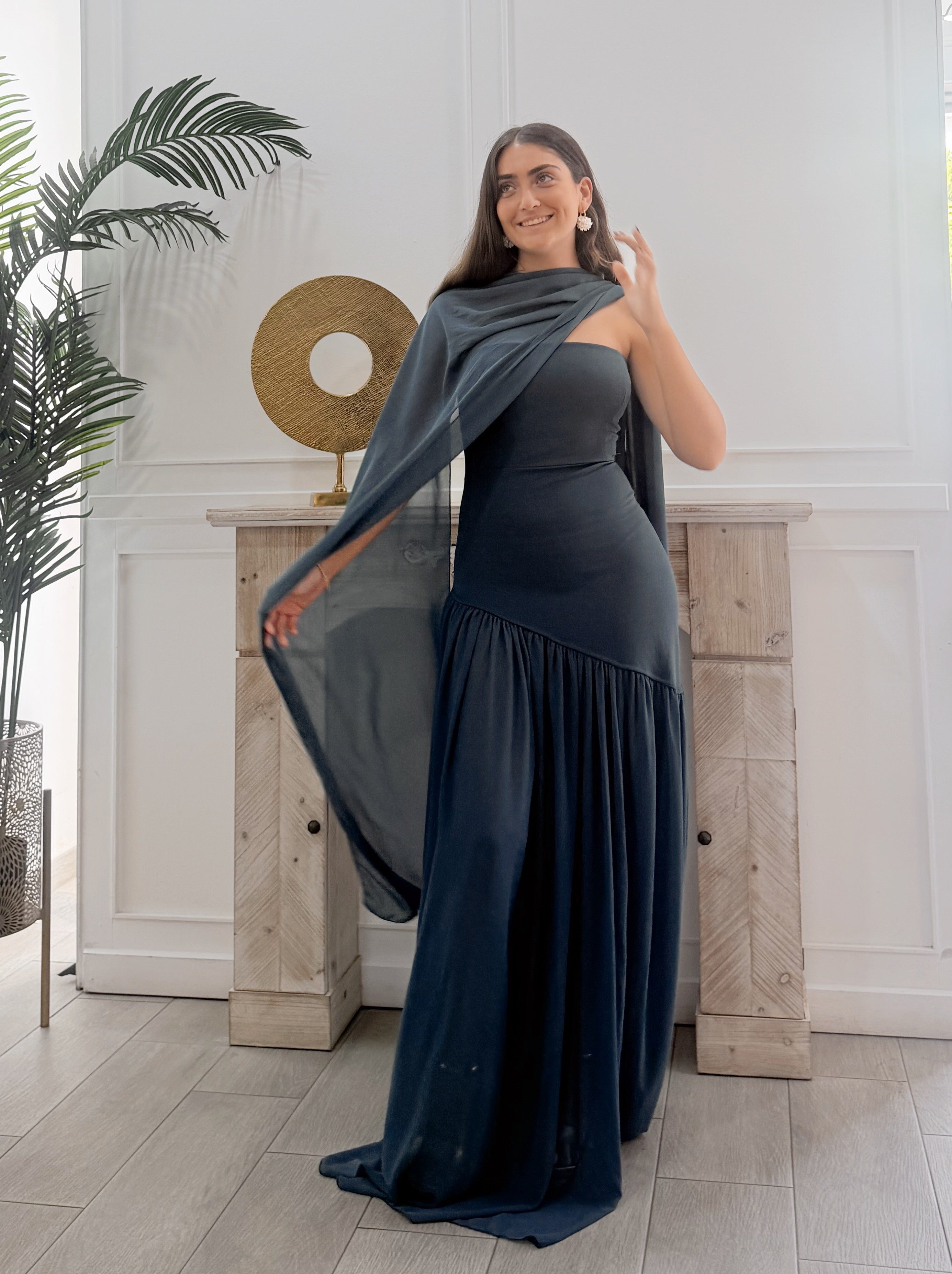 Vestido Valentina Aguamarina