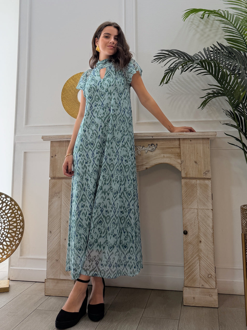Vestido Olga Turquesa